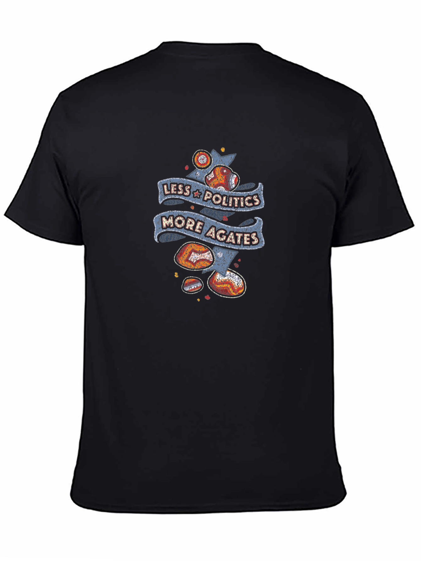 Less Politics More Agates Graphic Tee