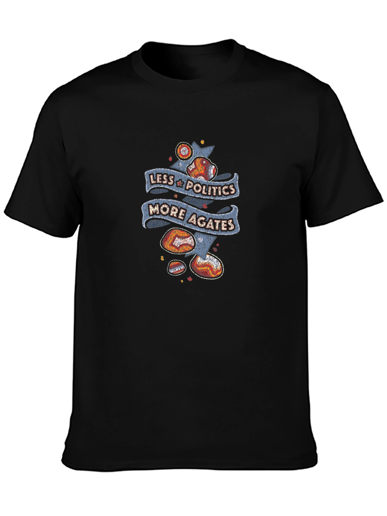 Less Politics More Agates Graphic Tee