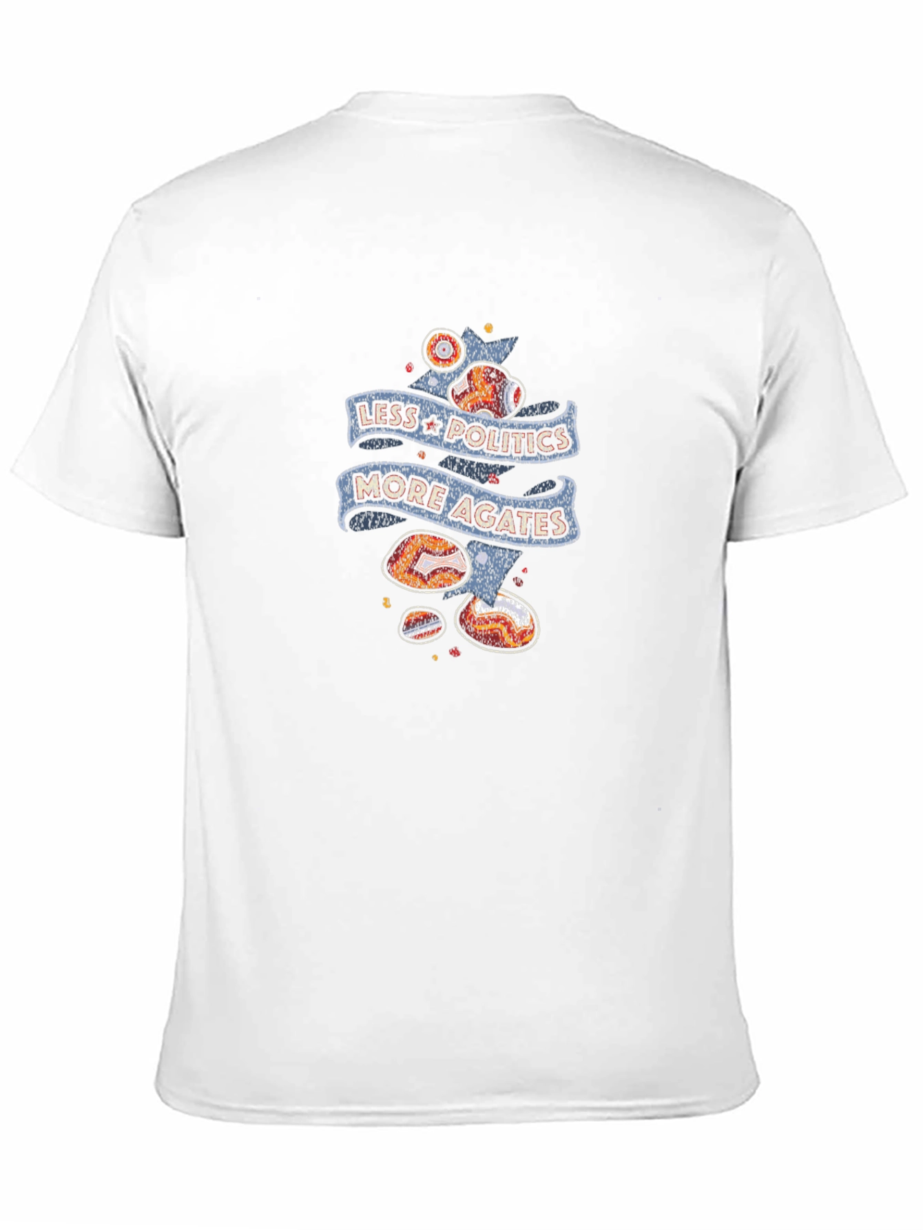 Less Politics More Agates Graphic Tee