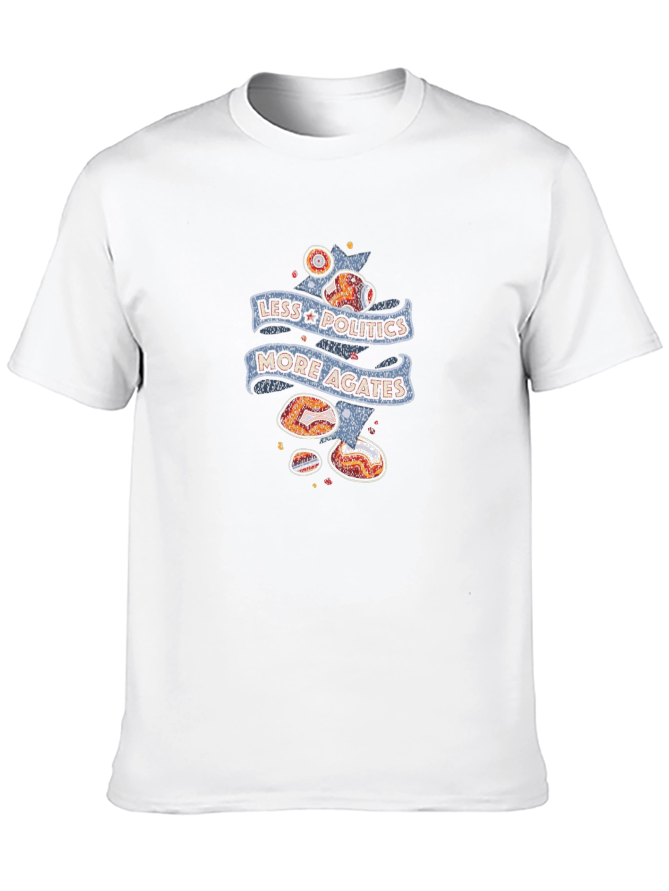Less Politics More Agates Graphic Tee