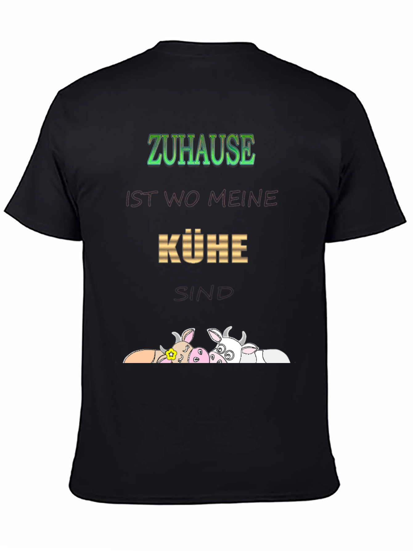 Zuhause Kühe Graphic Tee