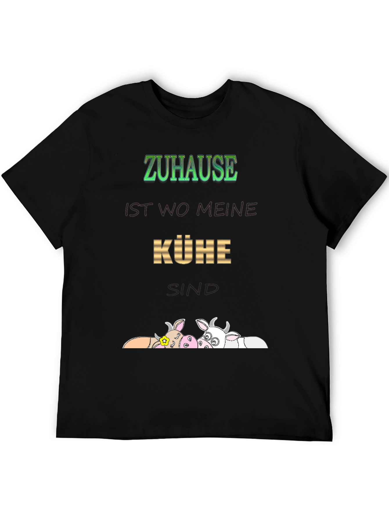 Zuhause Kühe Graphic Tee