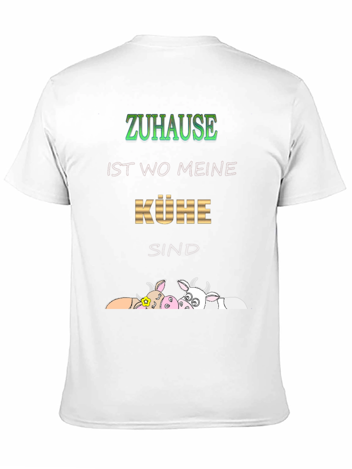 Zuhause Kühe Graphic Tee