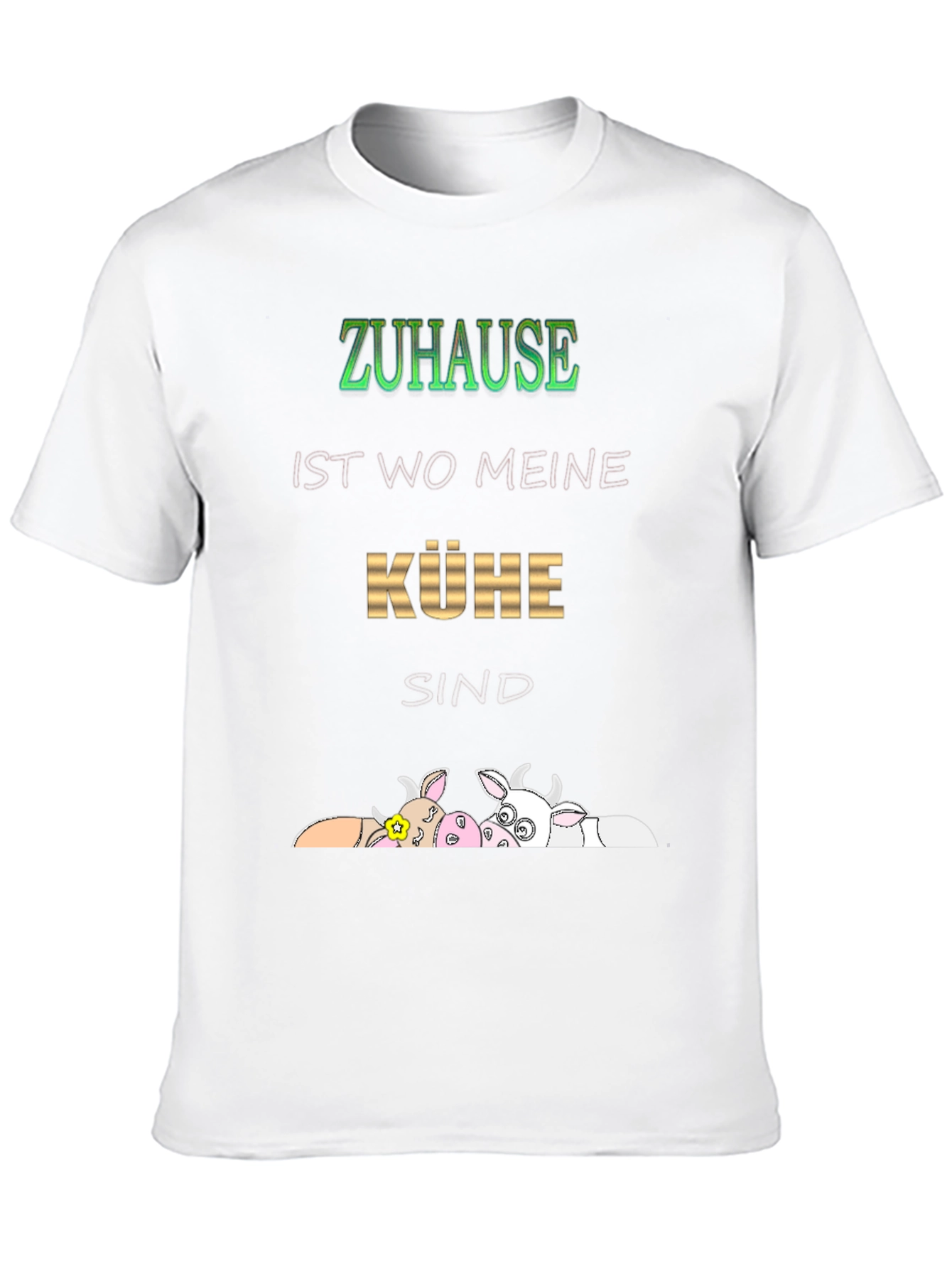 Zuhause Kühe Graphic Tee