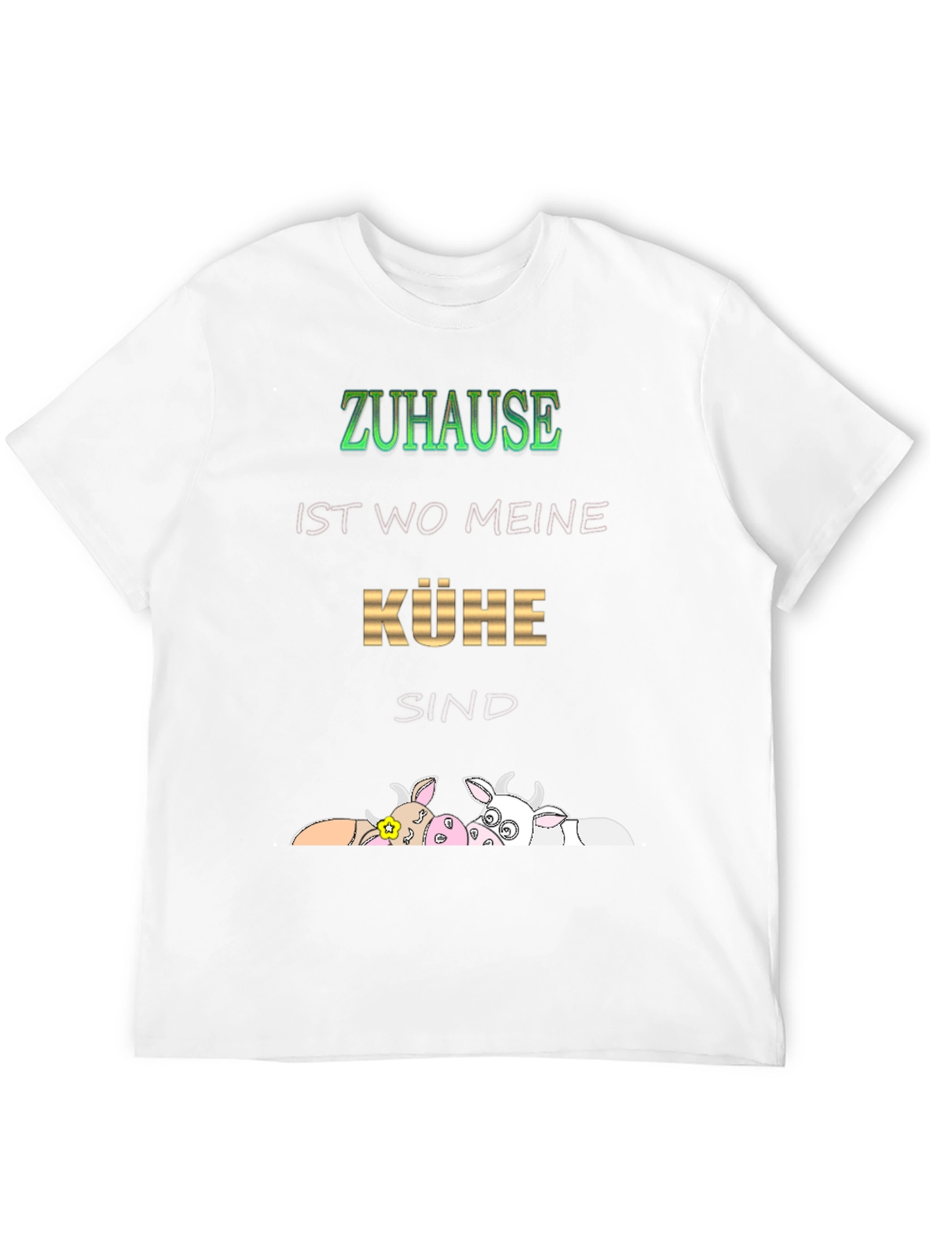 Zuhause Kühe Graphic Tee