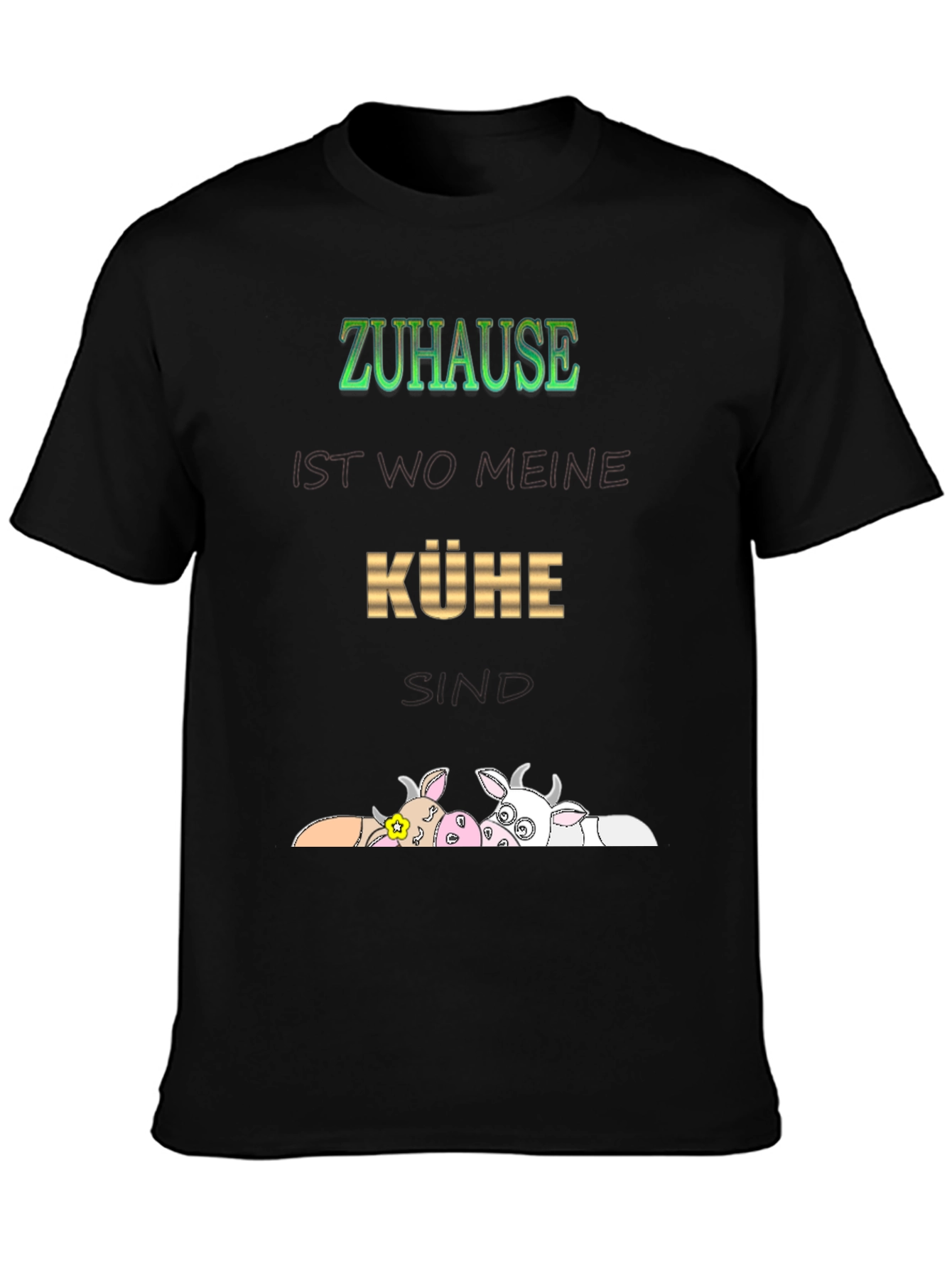 Zuhause Kühe Graphic Tee