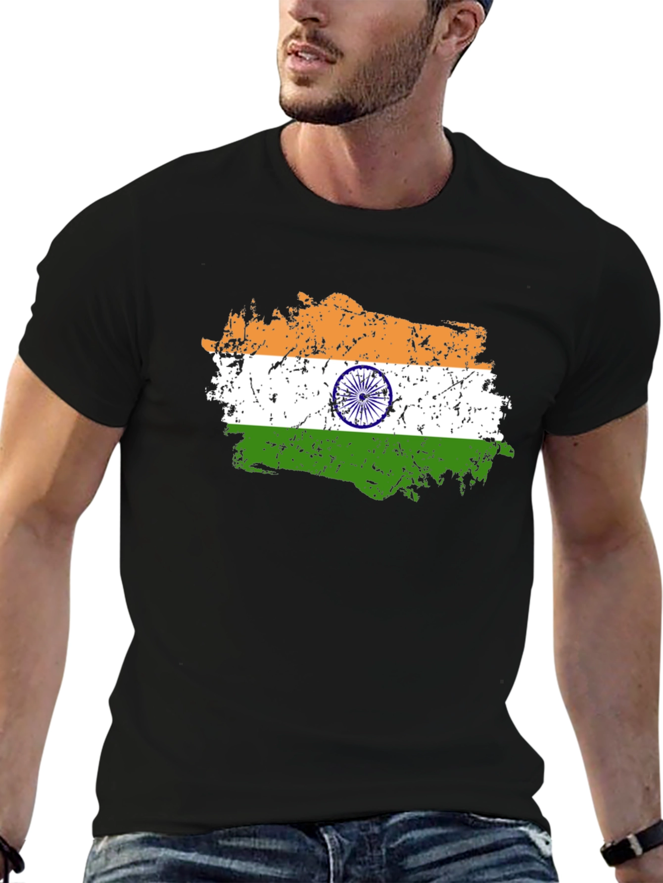 India Flag T-Shirt - Patriotic Design