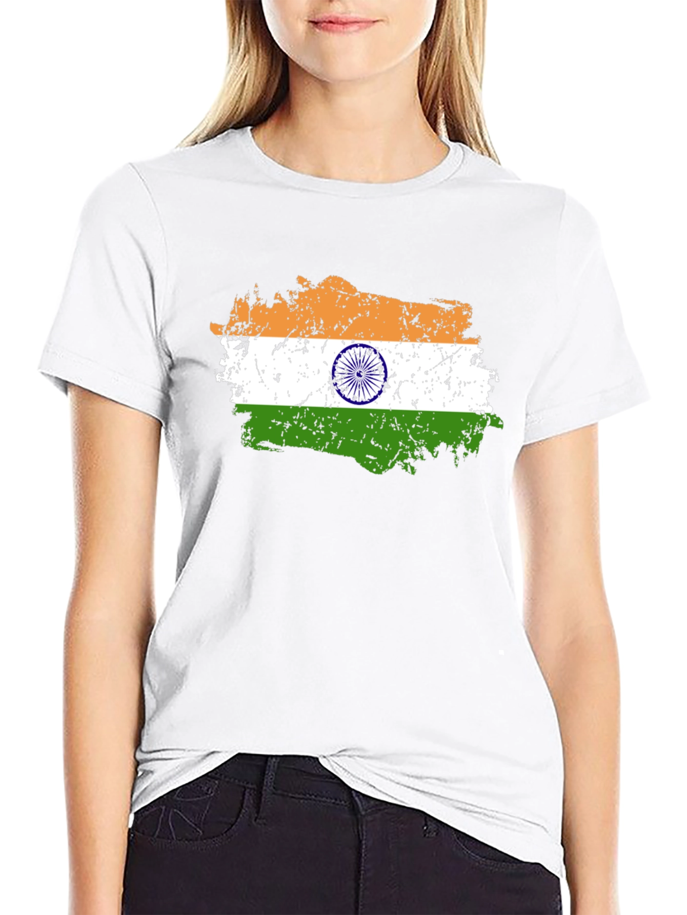 India Flag T-Shirt - Patriotic Design