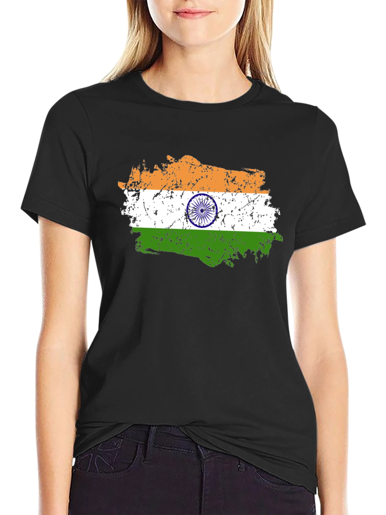 India Flag T-Shirt - Patriotic Design
