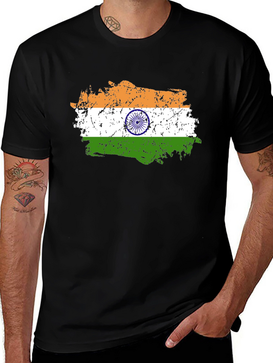 India Flag T-Shirt - Patriotic Design
