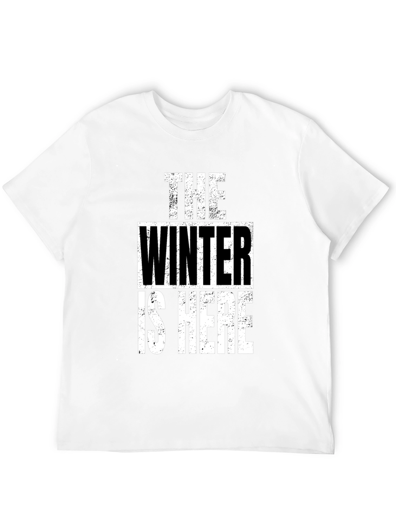 Winter is Here T-Shirt - Black Graphic Tee