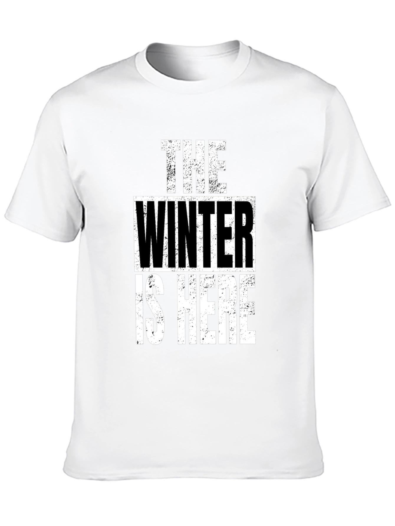 Winter is Here T-Shirt - Black Graphic Tee