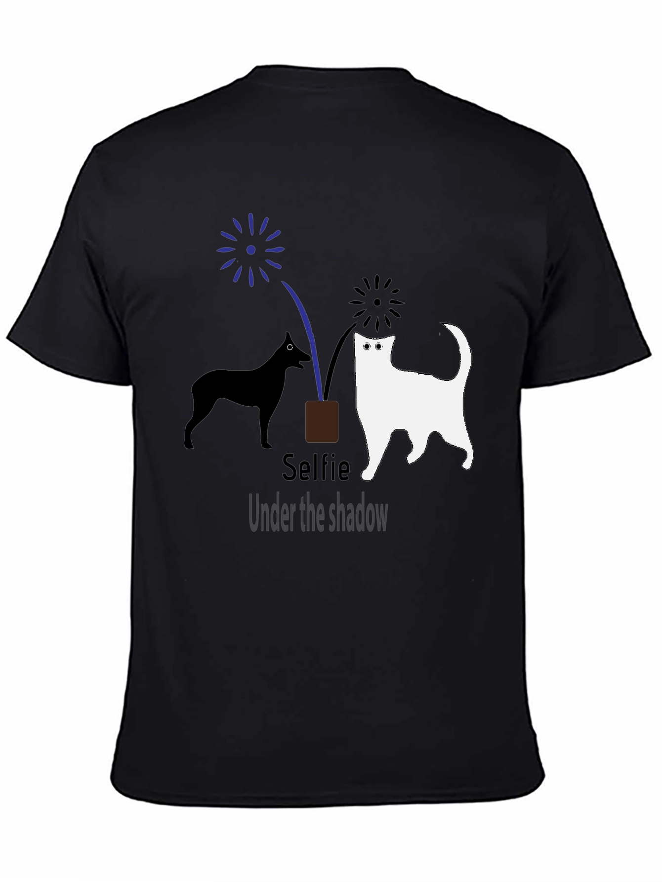 Selfie Under the Shadow Graphic T-Shirt