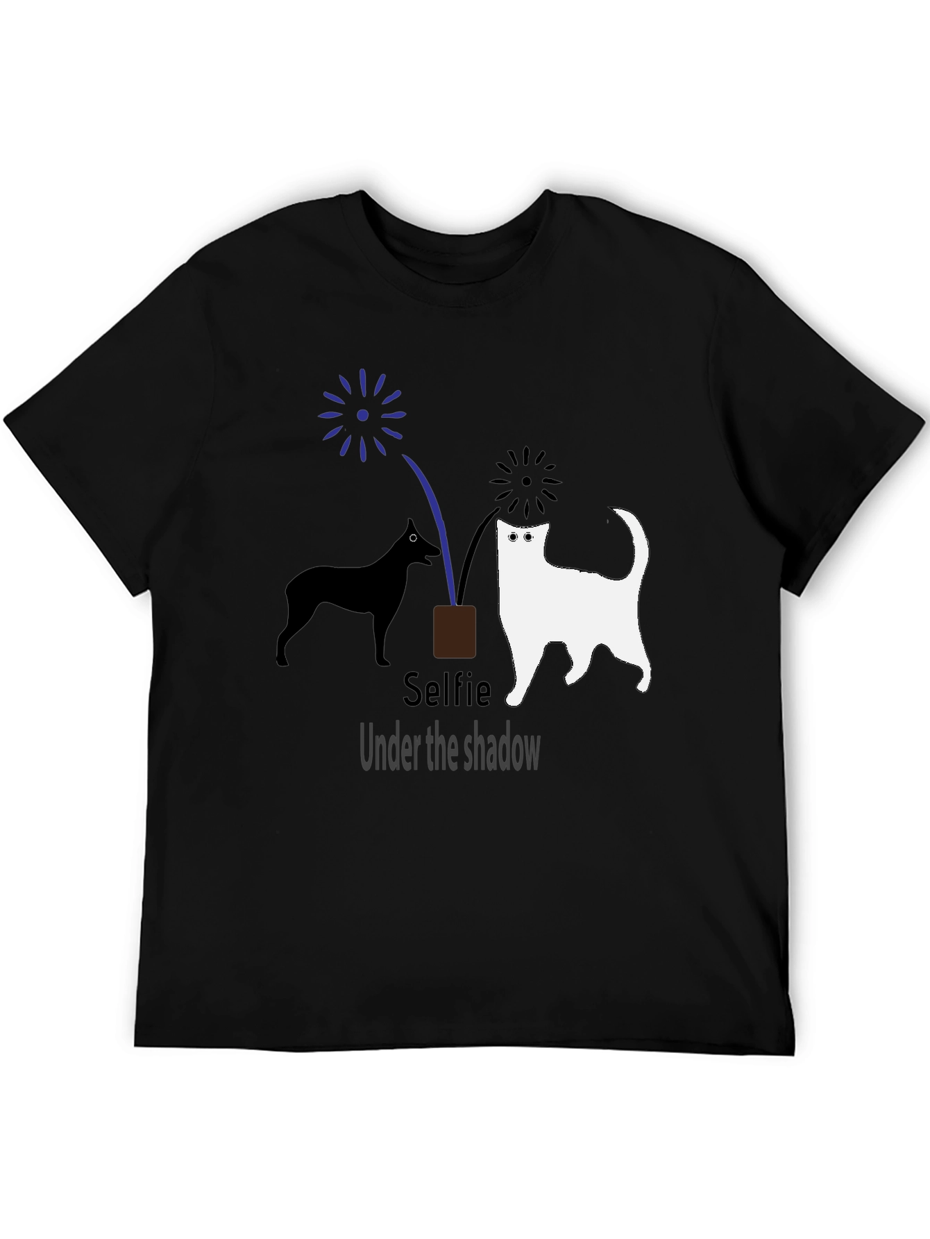Selfie Under the Shadow Graphic T-Shirt