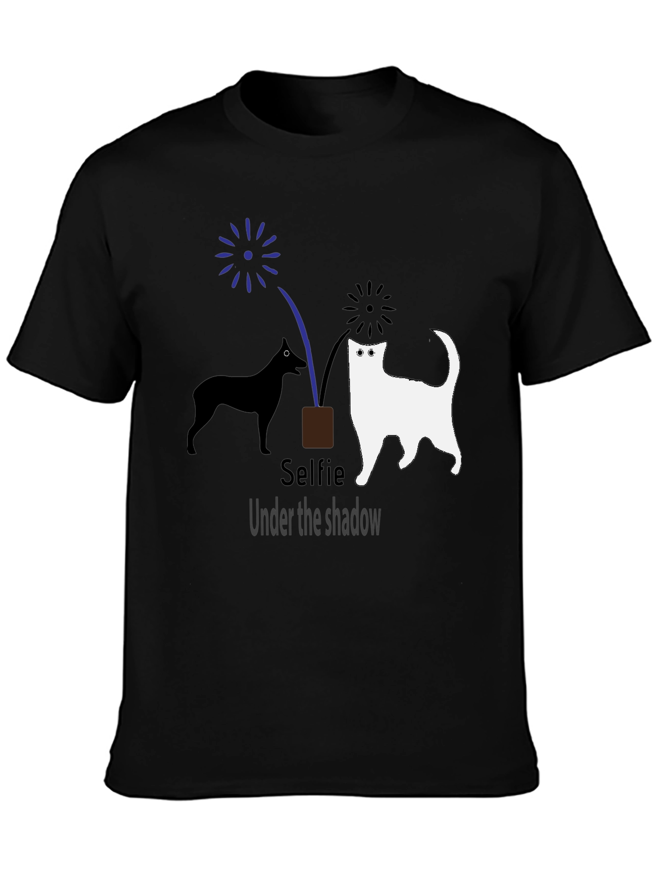 Selfie Under the Shadow Graphic T-Shirt