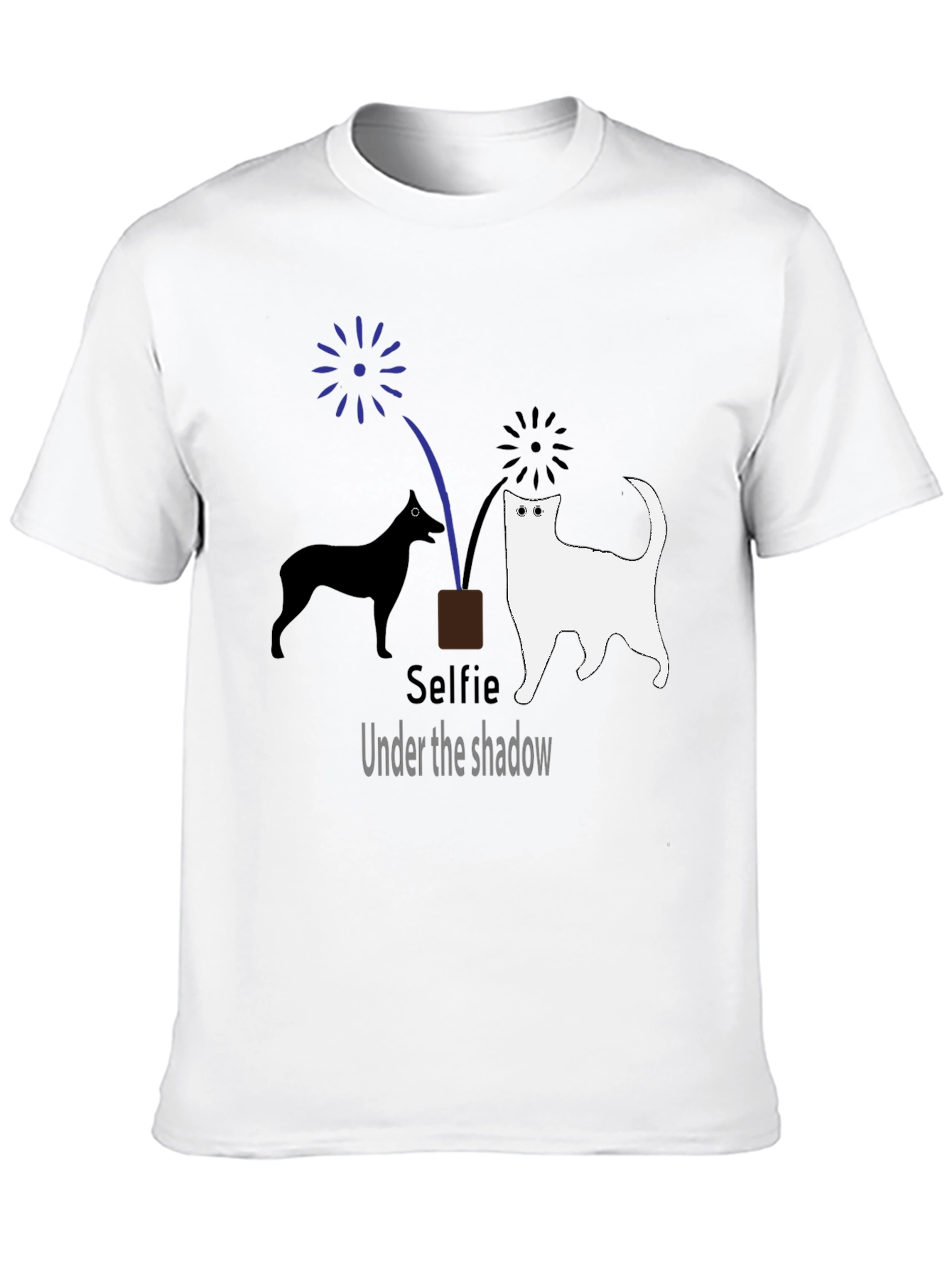 Selfie Under the Shadow Graphic T-Shirt