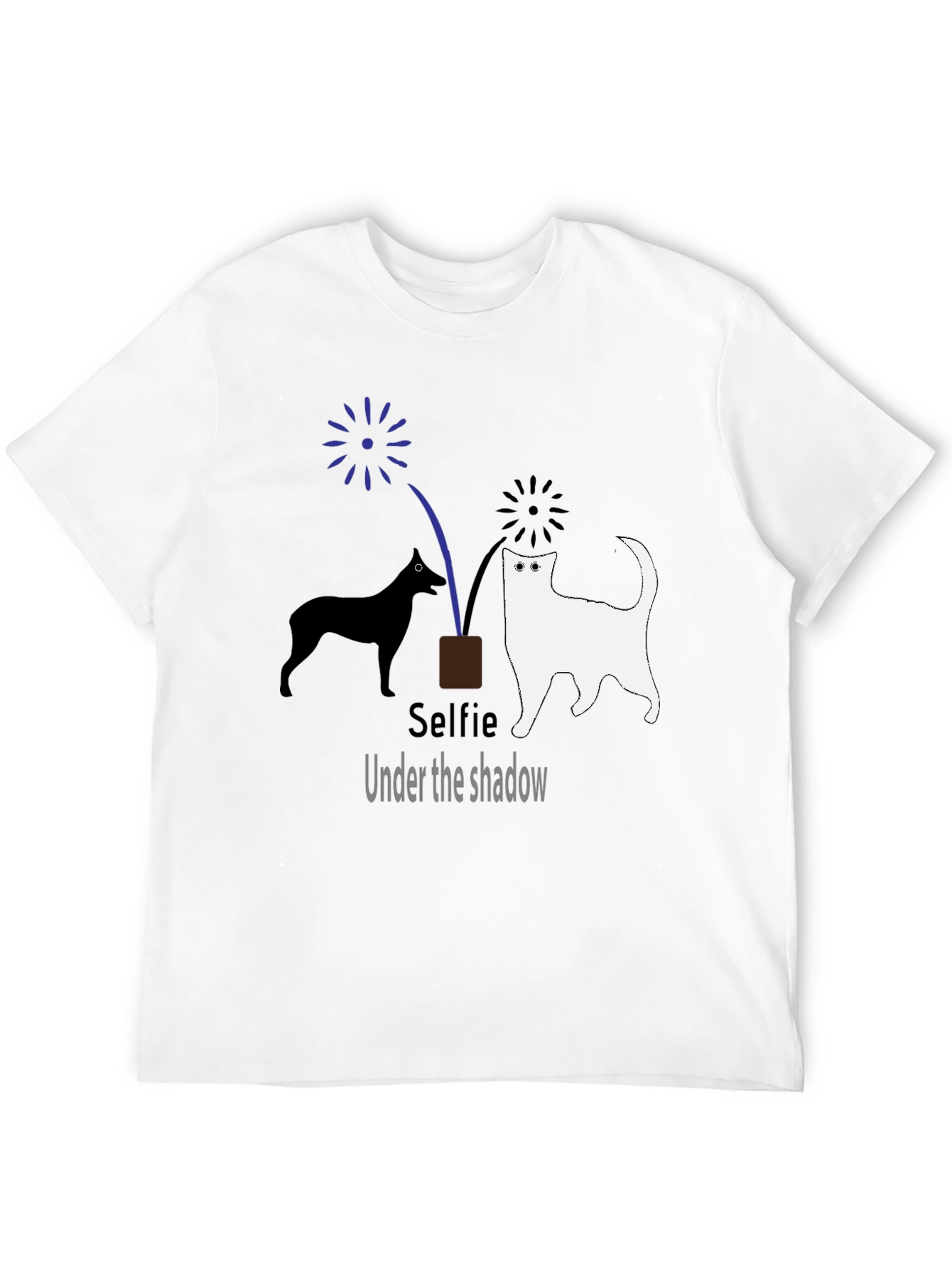 Selfie Under the Shadow Graphic T-Shirt
