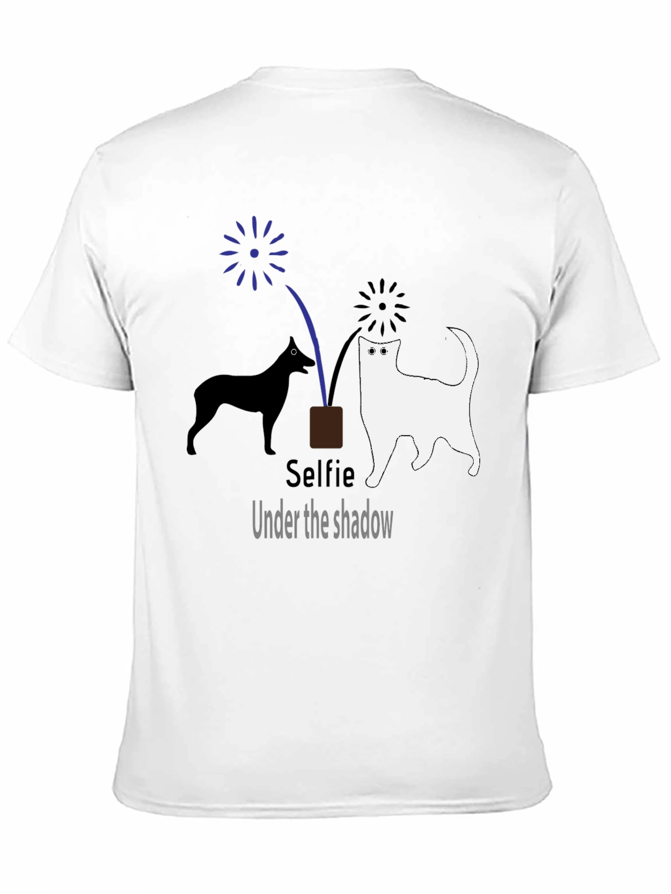 Selfie Under the Shadow Graphic T-Shirt