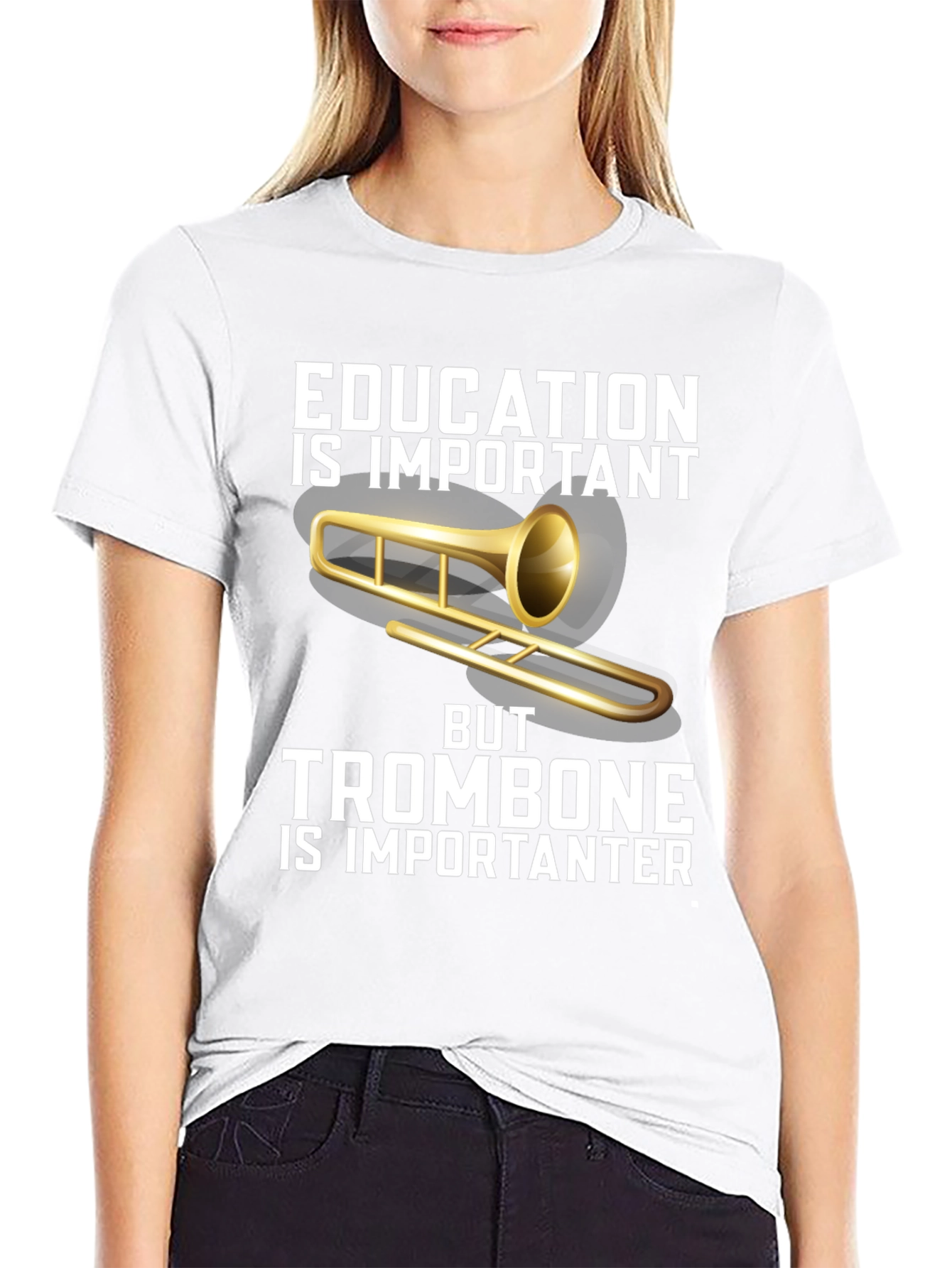 Education is Important Trombone T-Shirt