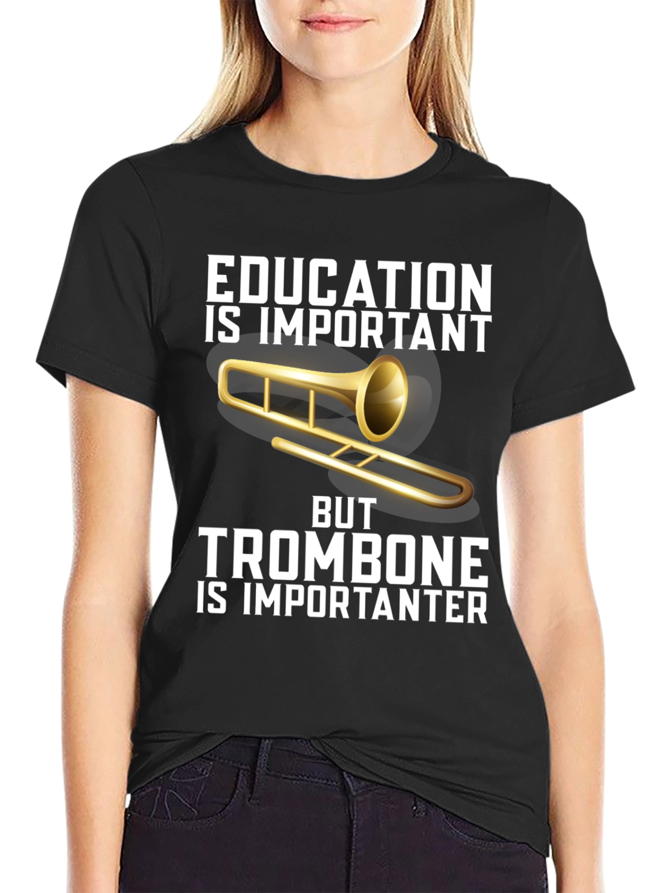 Education is Important Trombone T-Shirt