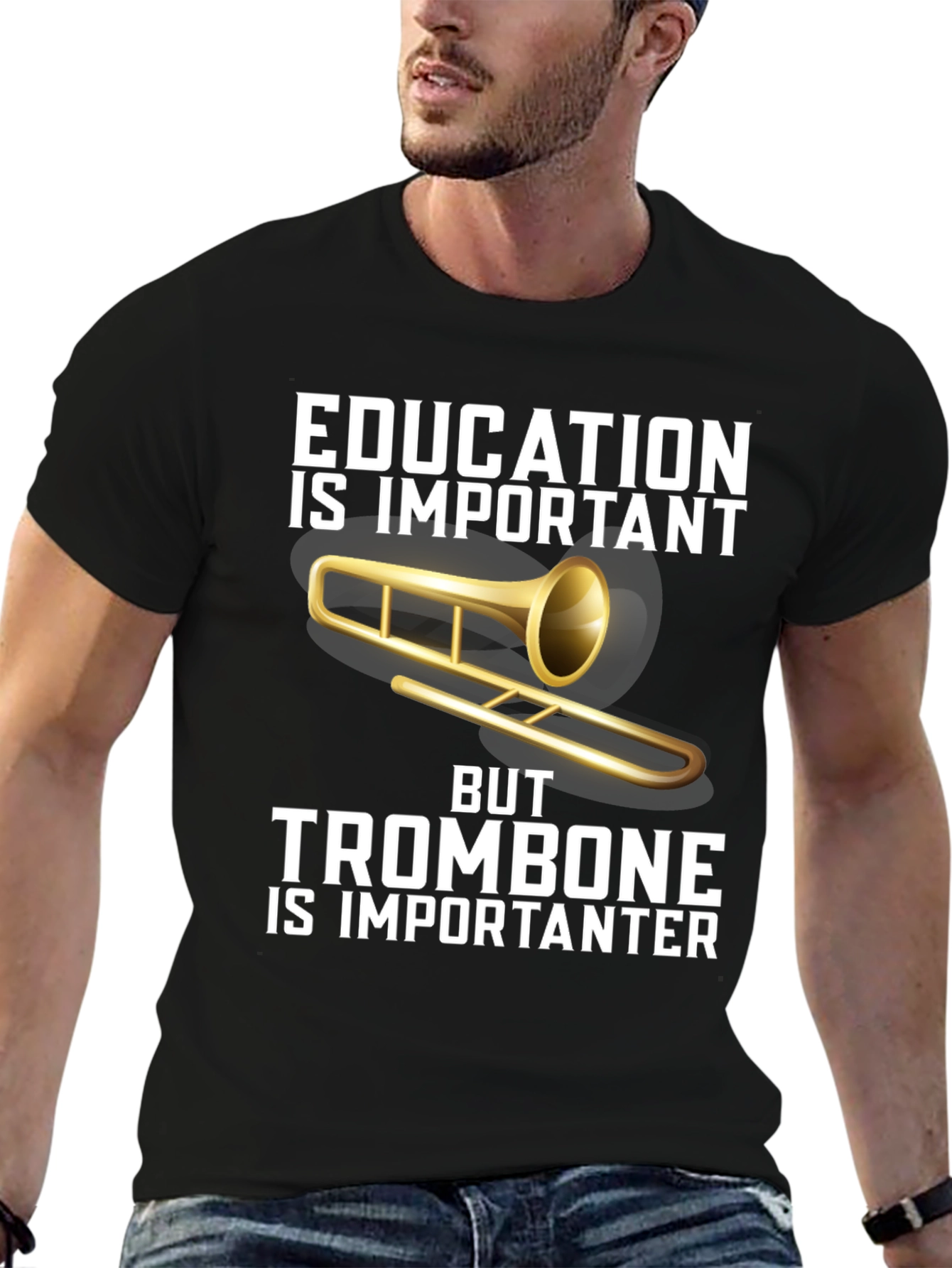 Education is Important Trombone T-Shirt