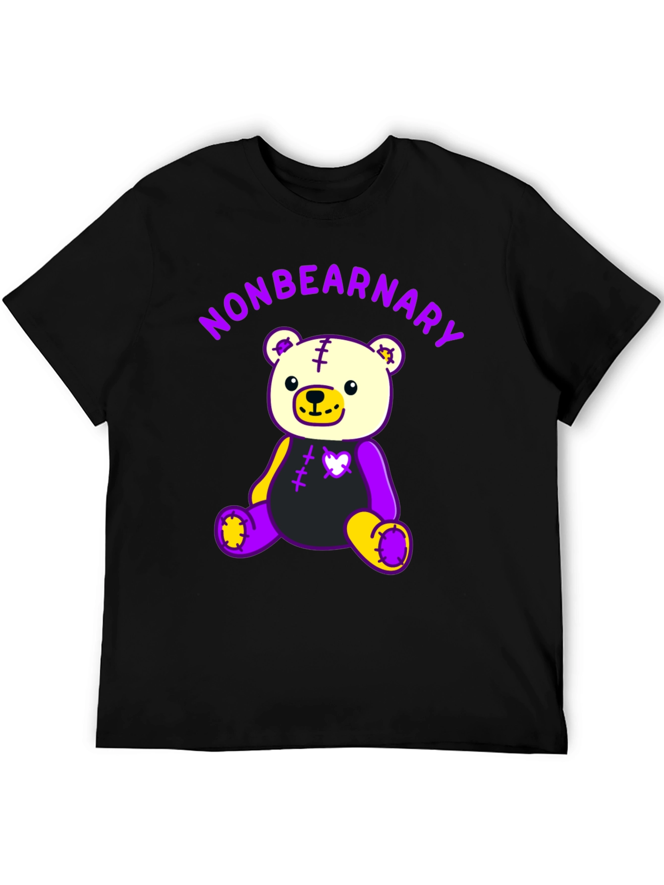 Nonbearnary Bear T-Shirt - Unique Graphic Tee