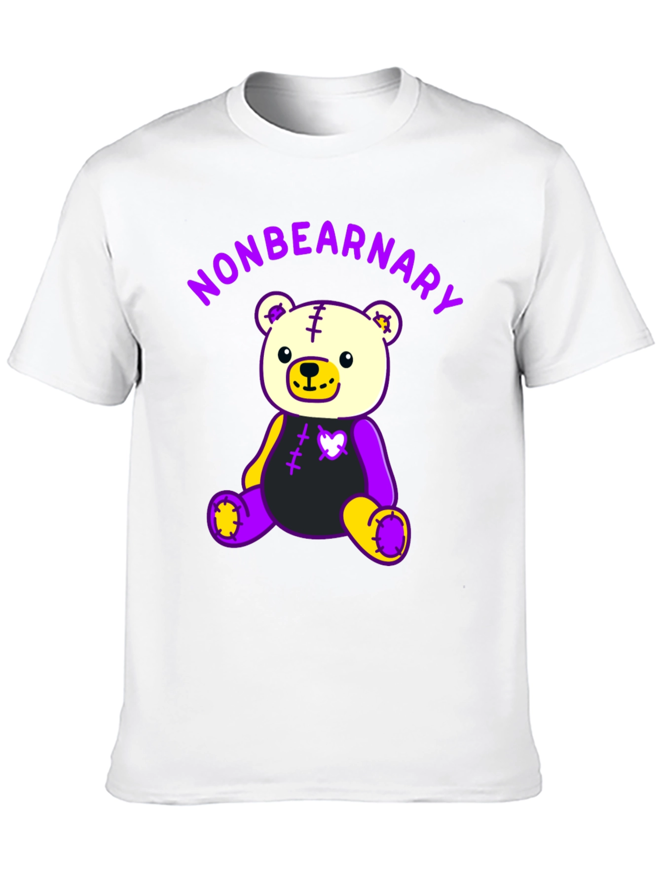 Nonbearnary Bear T-Shirt - Unique Graphic Tee