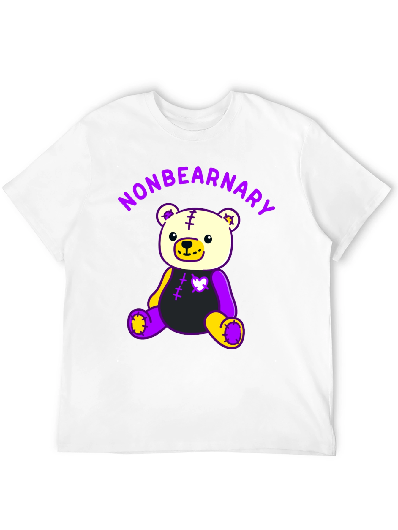 Nonbearnary Bear T-Shirt - Unique Graphic Tee