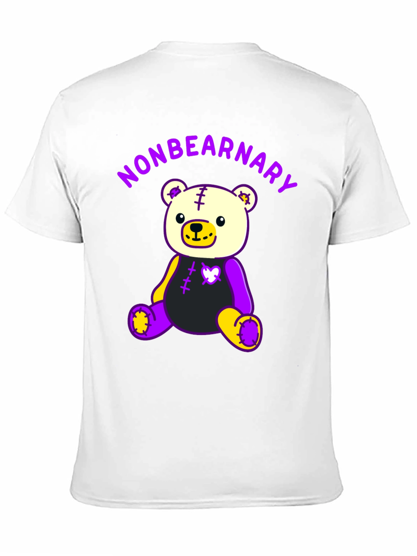 Nonbearnary Bear T-Shirt - Unique Graphic Tee