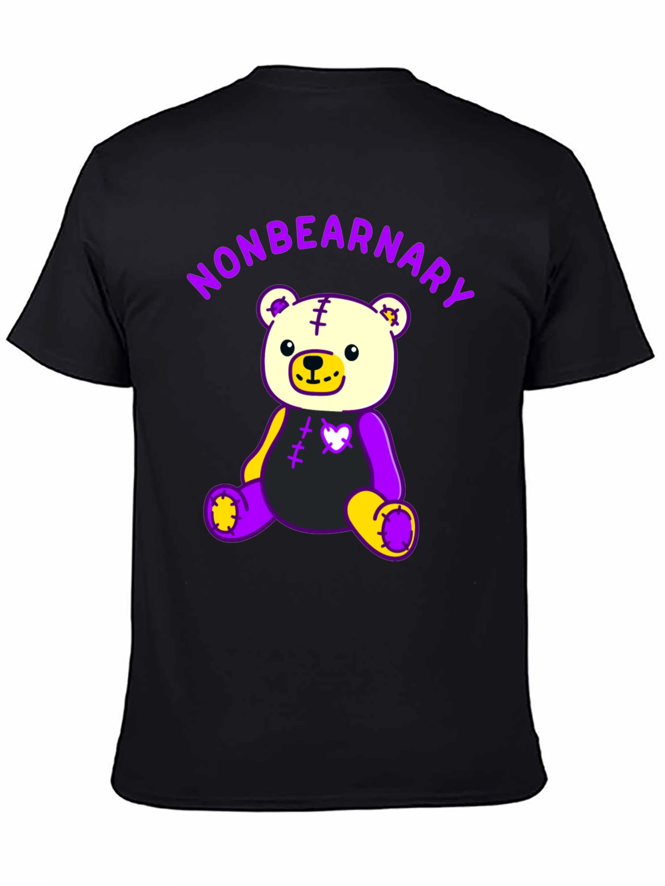 Nonbearnary Bear T-Shirt - Unique Graphic Tee