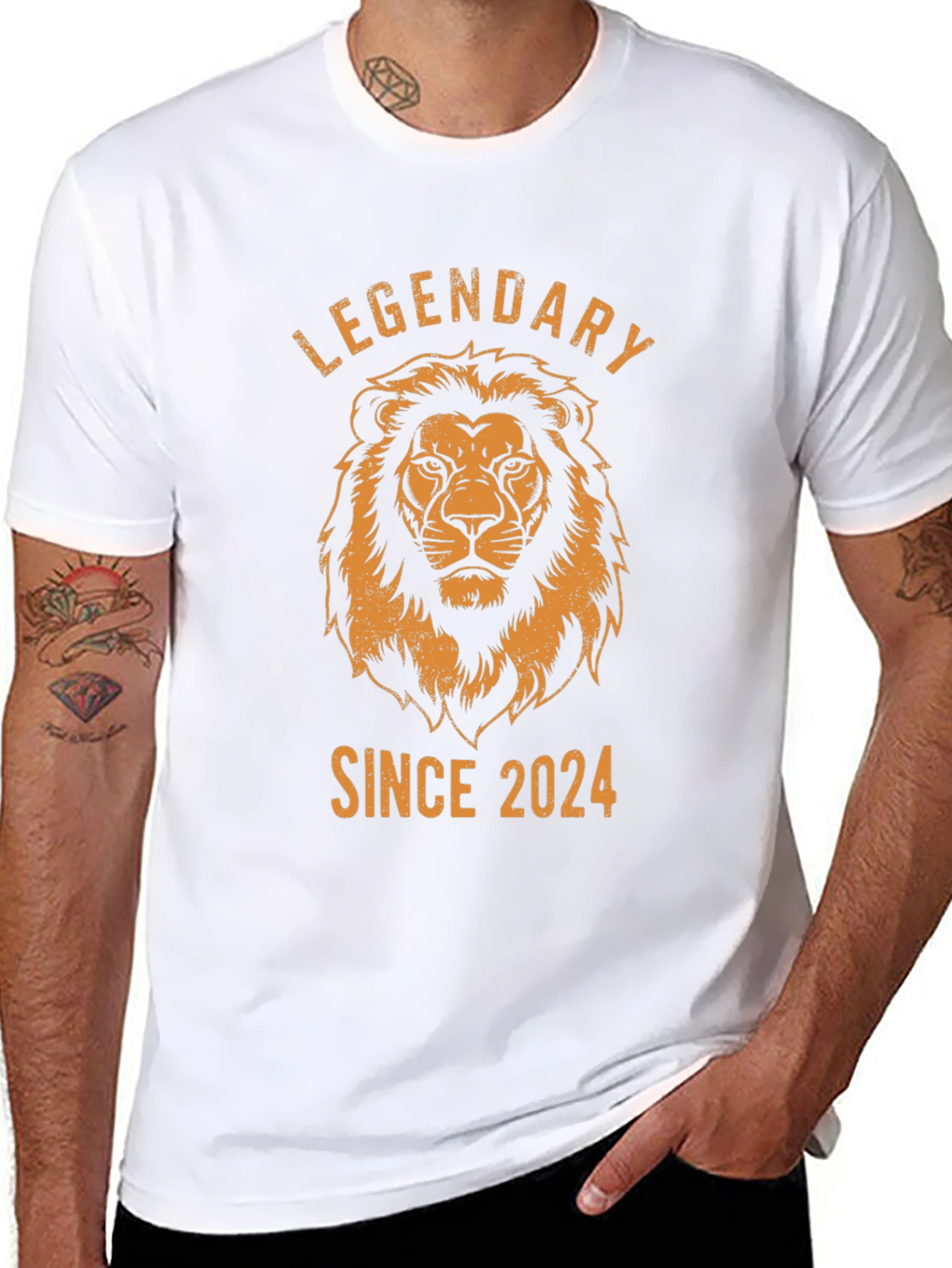 Legendary Since 2024 Lion Graphic T-Shirt