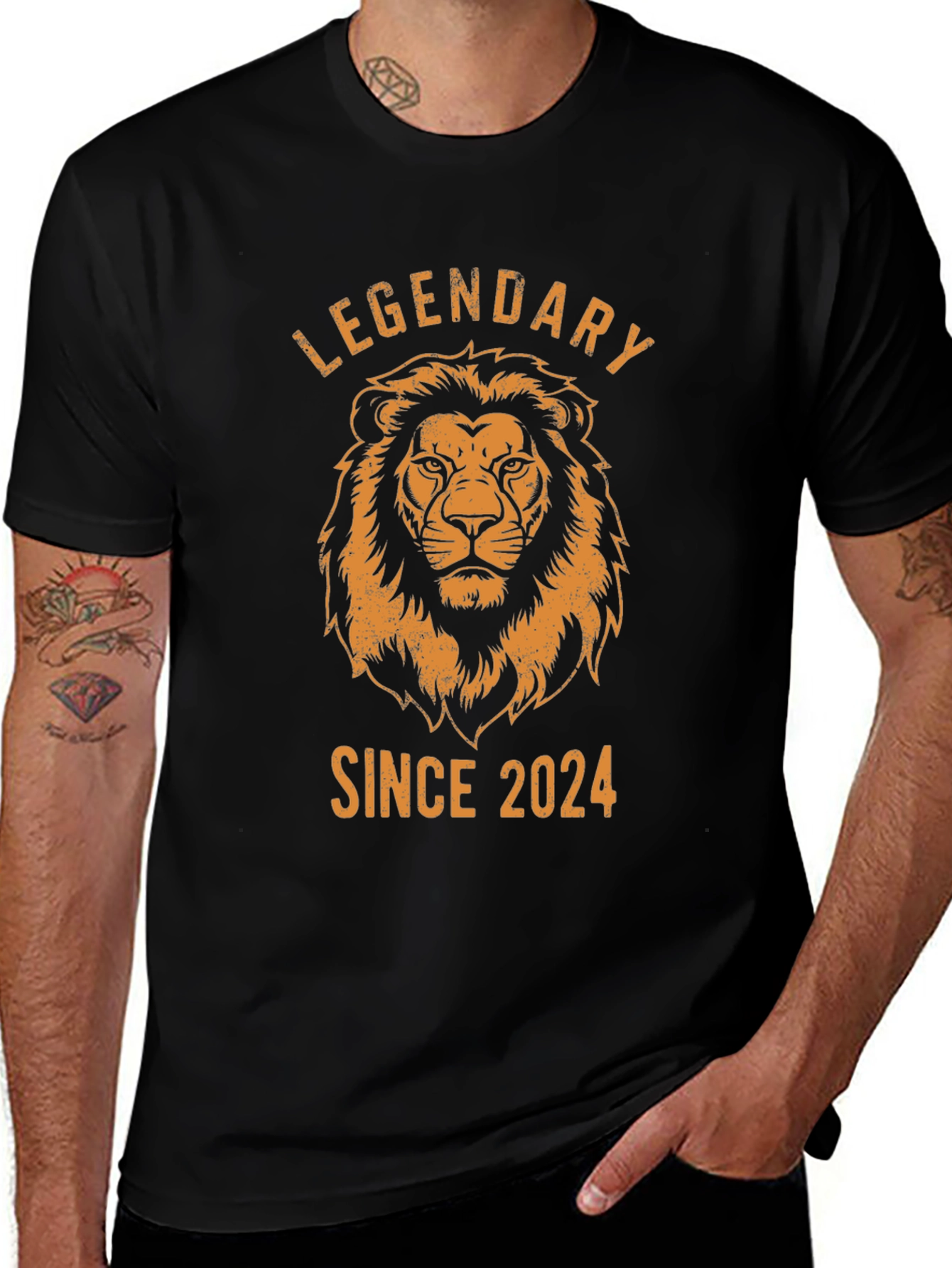 Legendary Since 2024 Lion Graphic T-Shirt