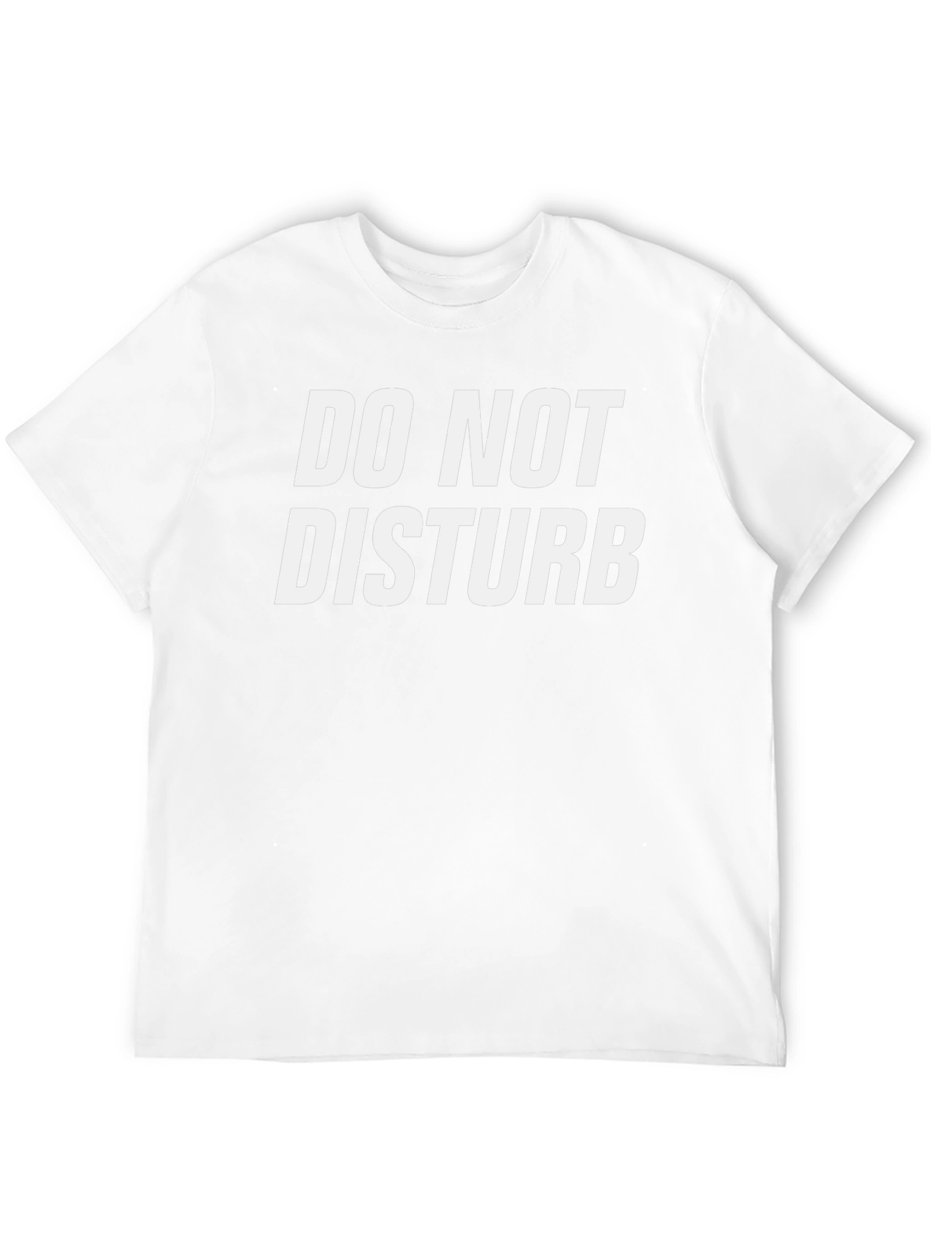 Do Not Disturb Graphic Tee - Black Cotton T-Shirt