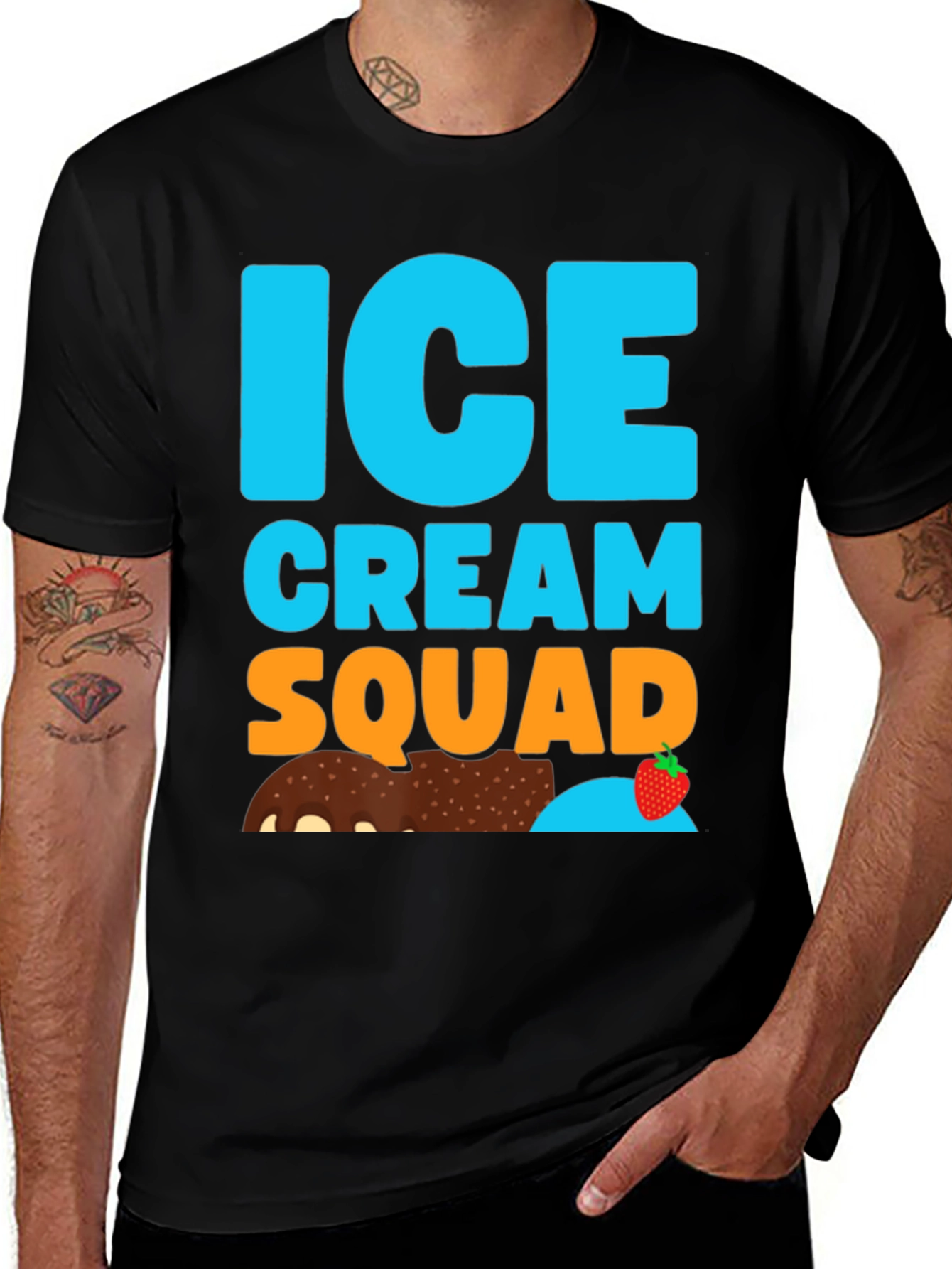 Ice Cream Squad Graphic T-Shirt