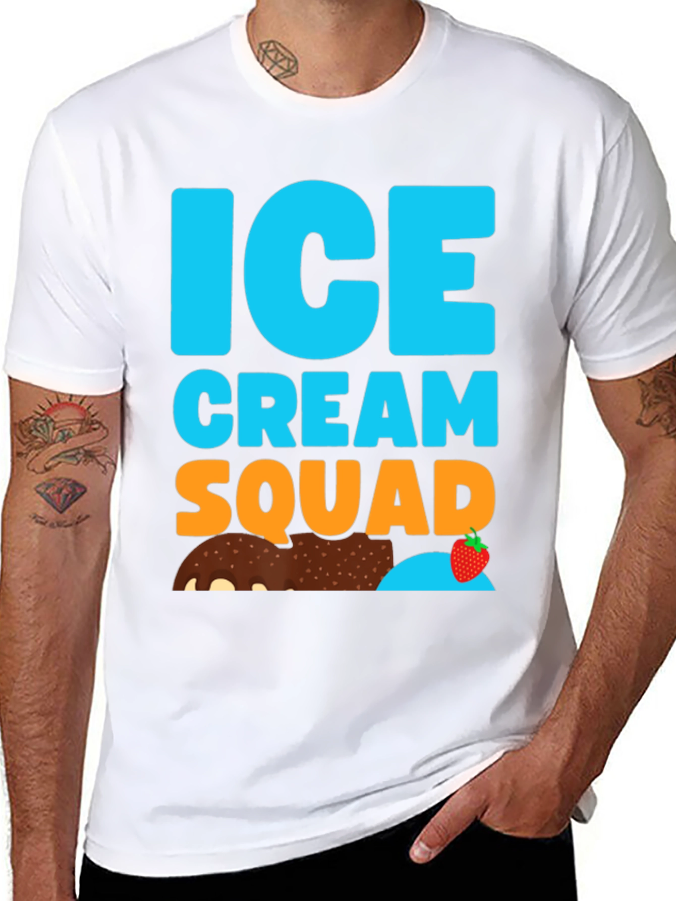 Ice Cream Squad Graphic T-Shirt