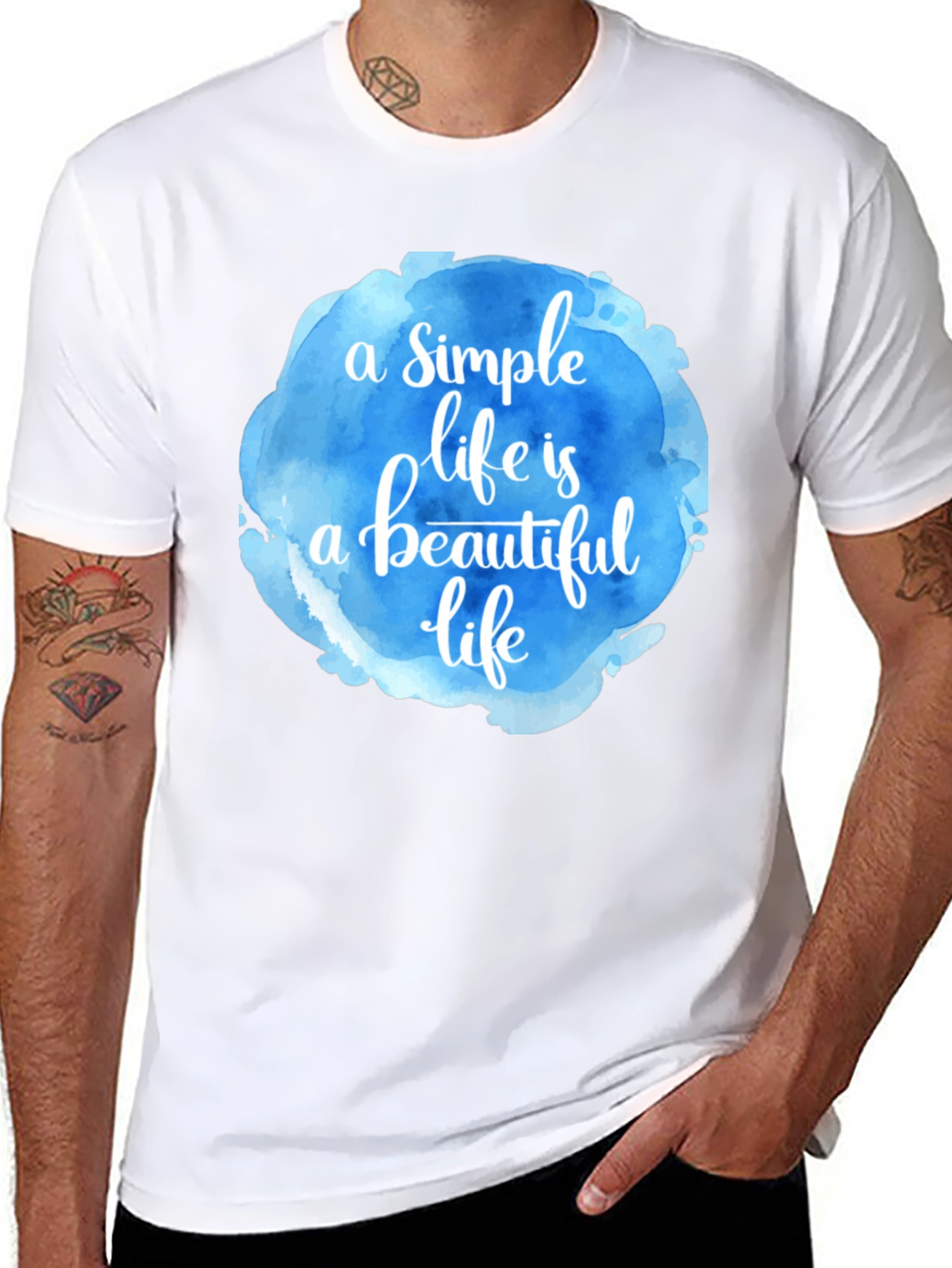 Simple Life Graphic Tee - Beautiful Life T-Shirt