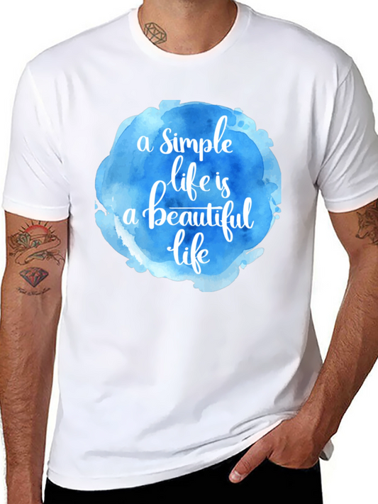 Simple Life Graphic Tee - Beautiful Life T-Shirt