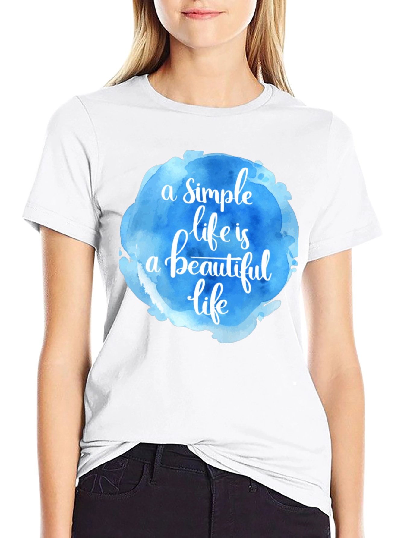 Simple Life Graphic Tee - Beautiful Life T-Shirt