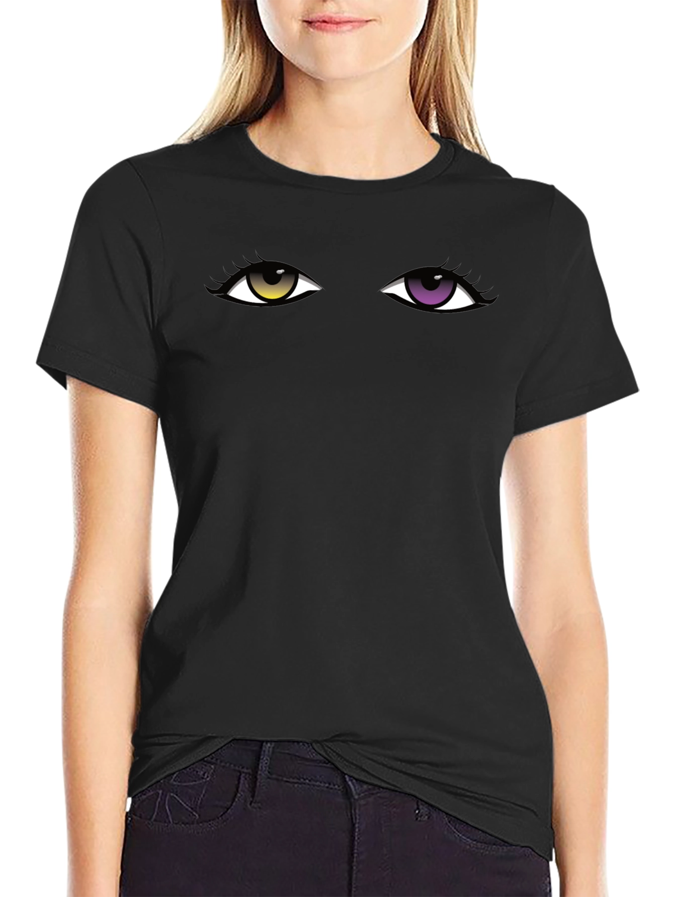 Heterochromia Eyes T-Shirt - Unique Graphic Tee