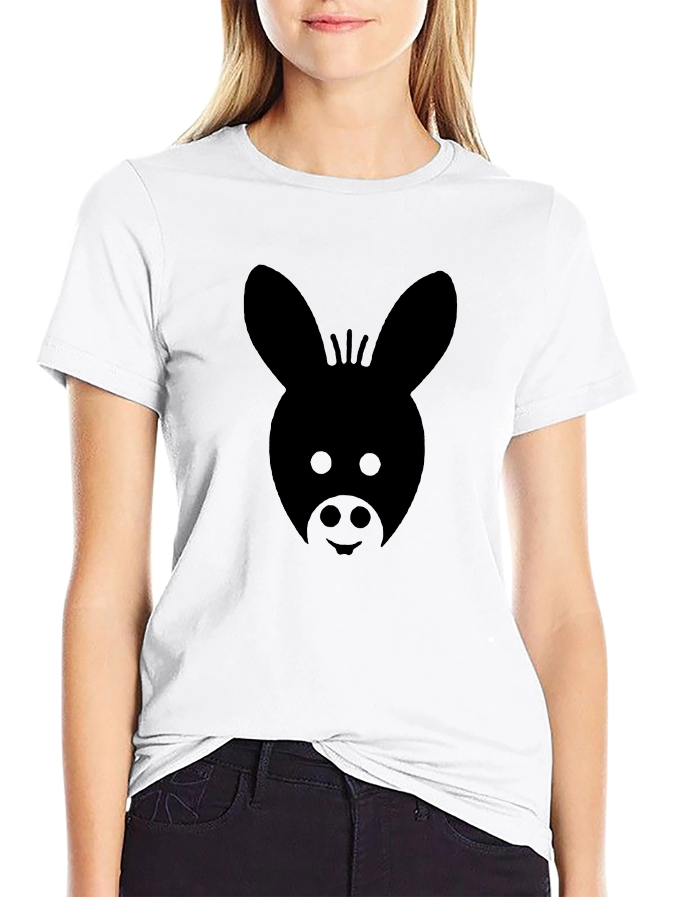 Black Donkey Graphic Tee - Unisex Cotton Shirt