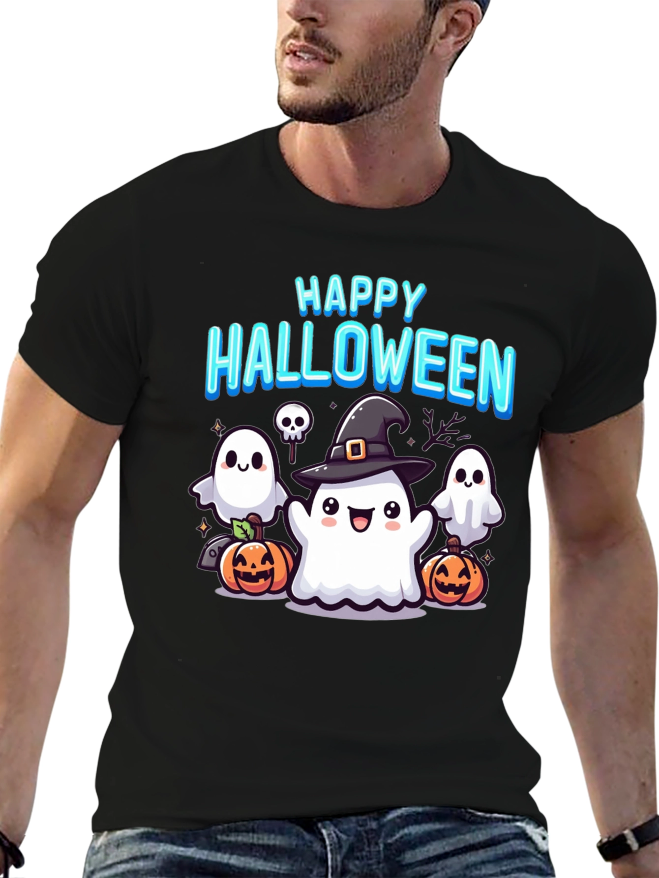 Happy Halloween Ghost T-Shirt