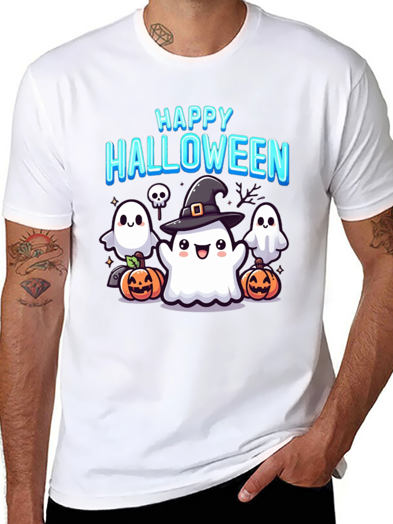 Happy Halloween Ghost T-Shirt