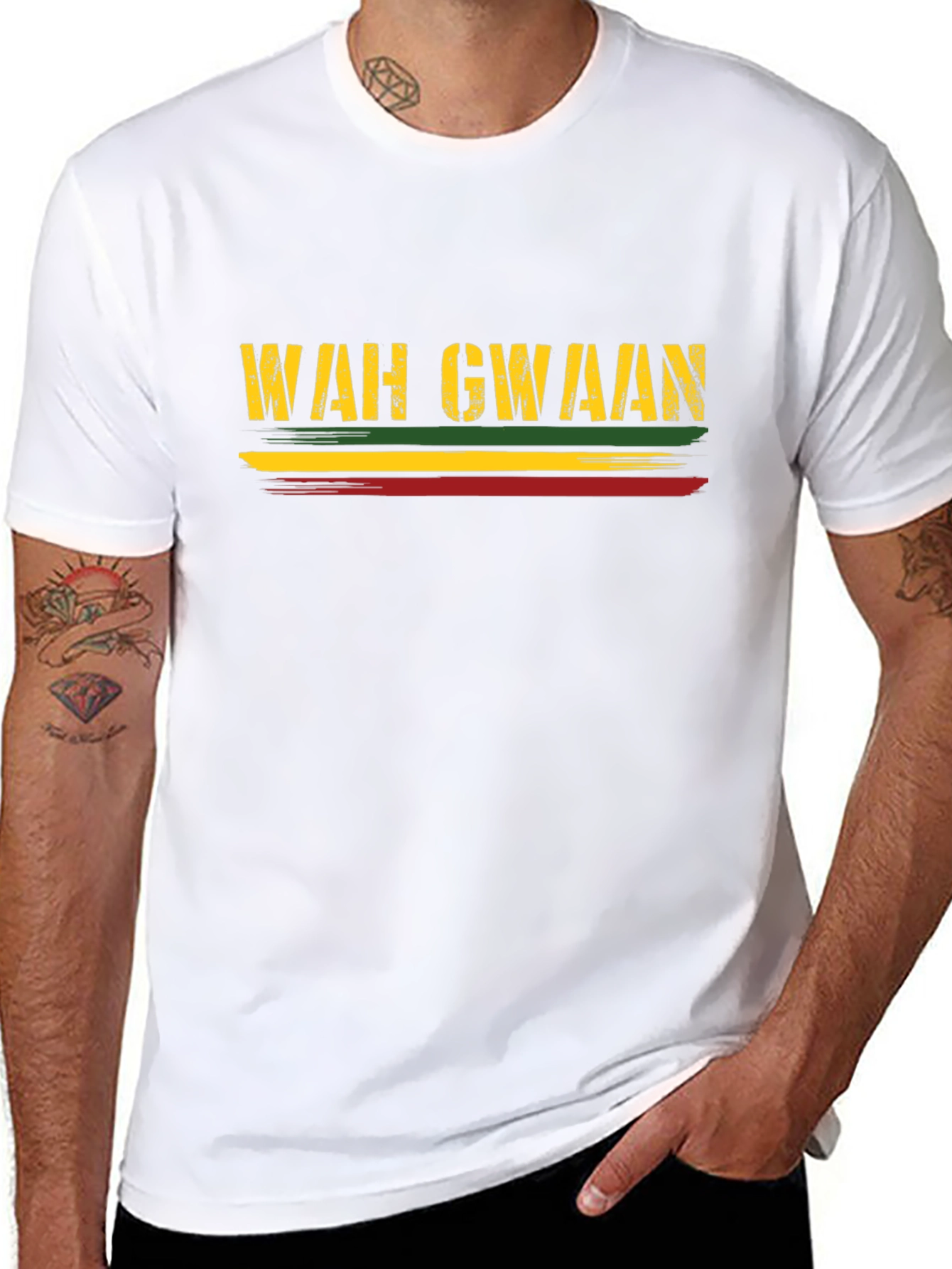 Wah Gwaan Jamaican Rasta T-Shirt