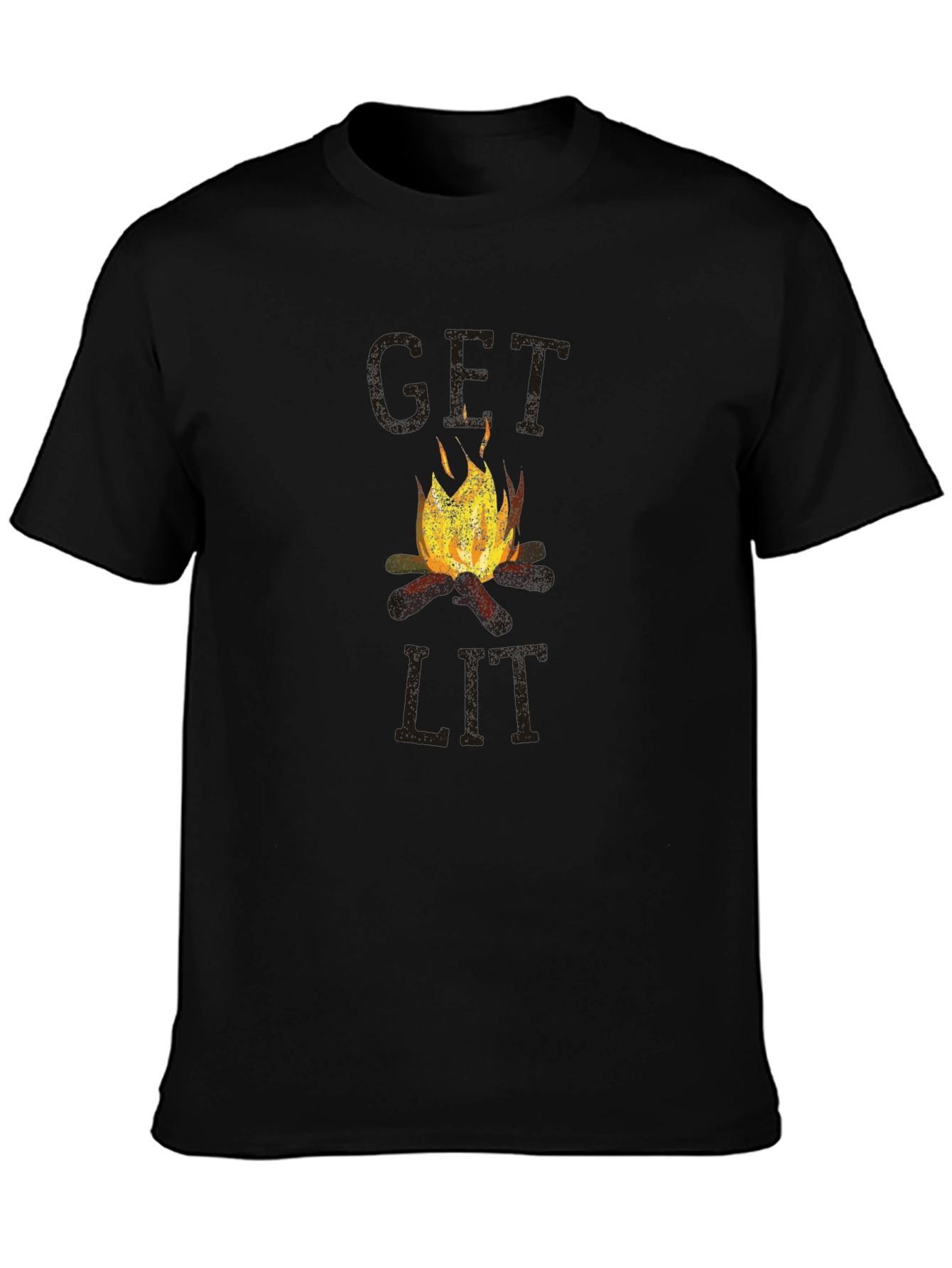 Get Lit Campfire Graphic T-Shirt