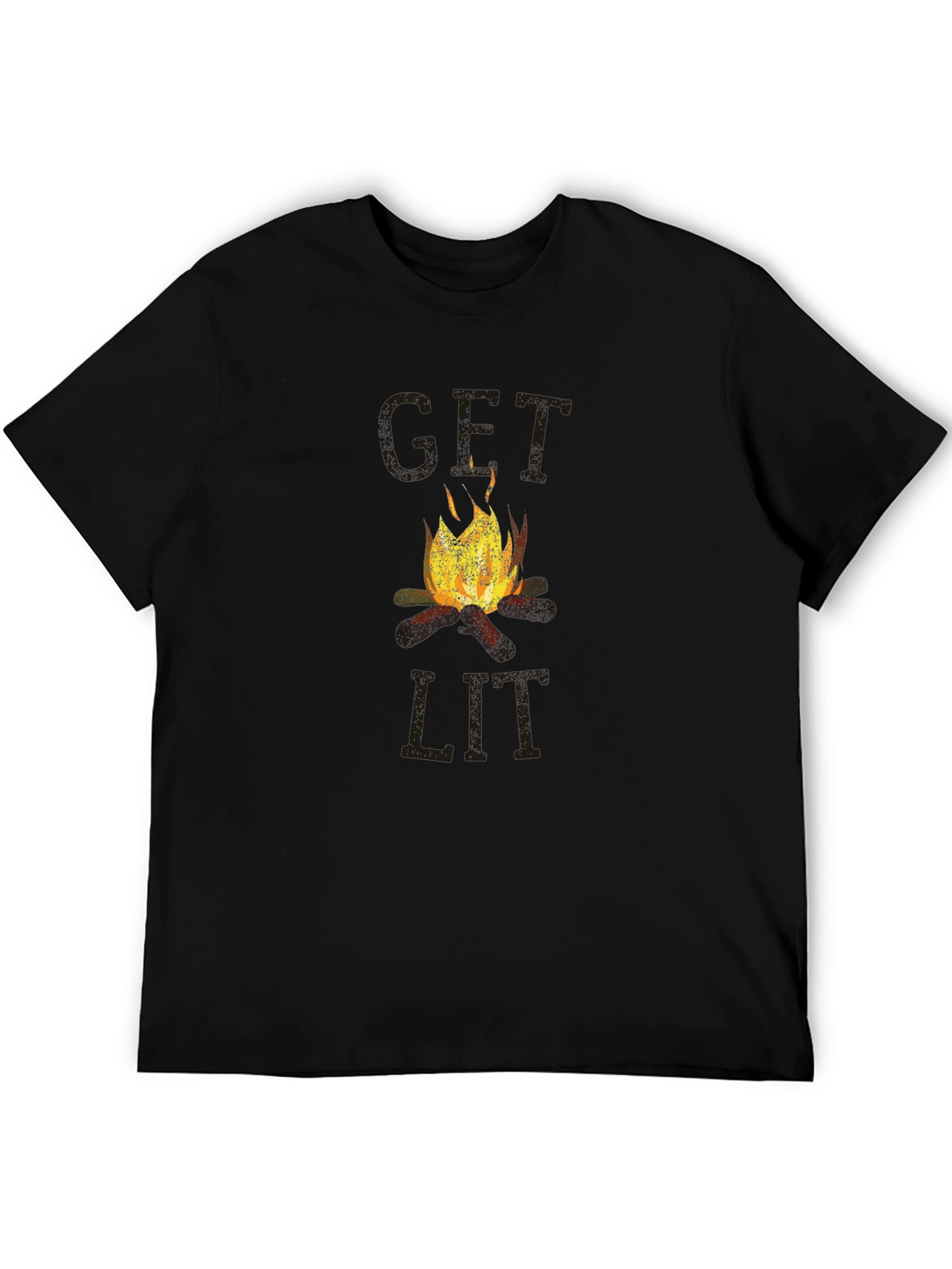 Get Lit Campfire Graphic T-Shirt