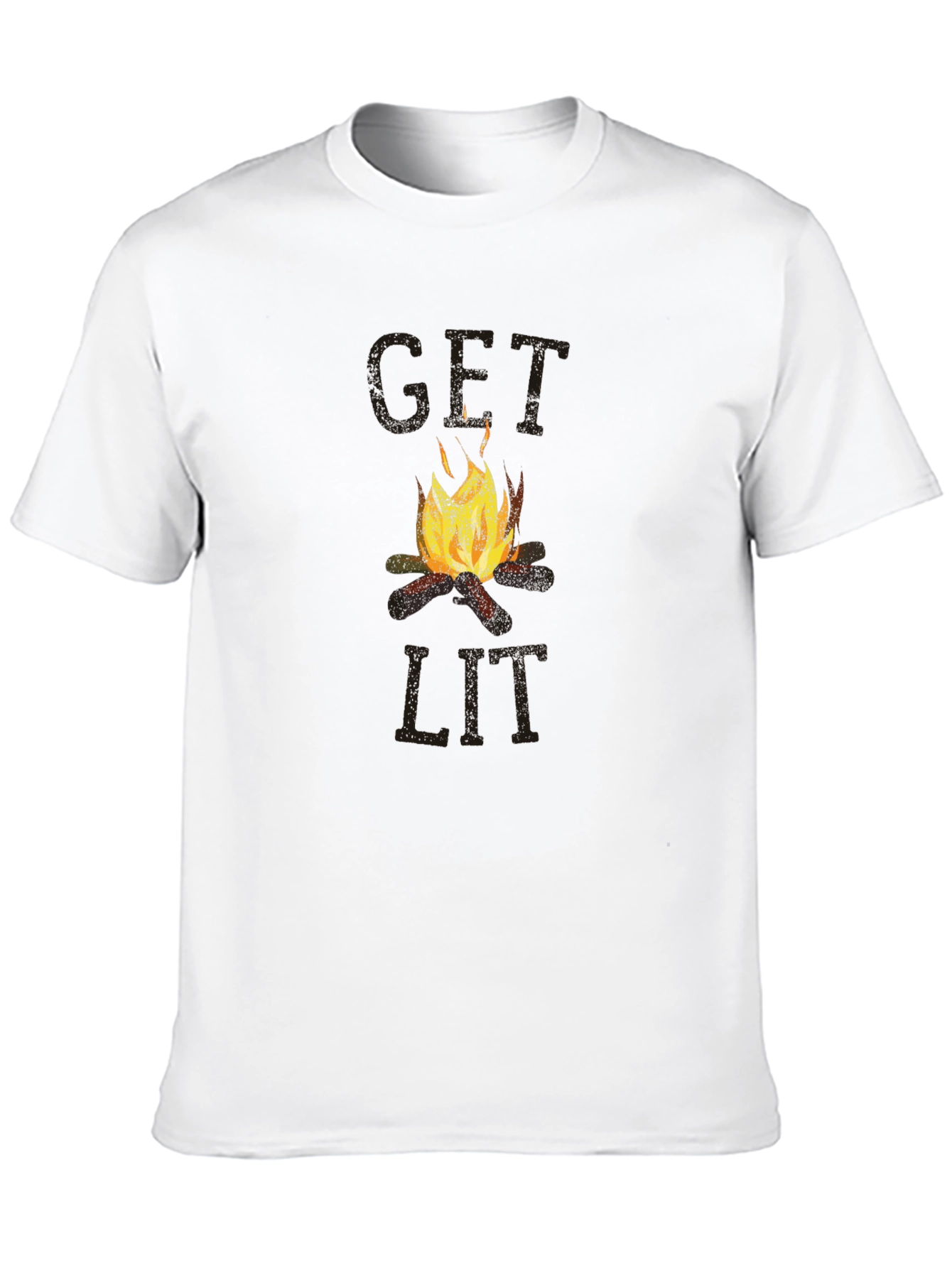Get Lit Campfire Graphic T-Shirt