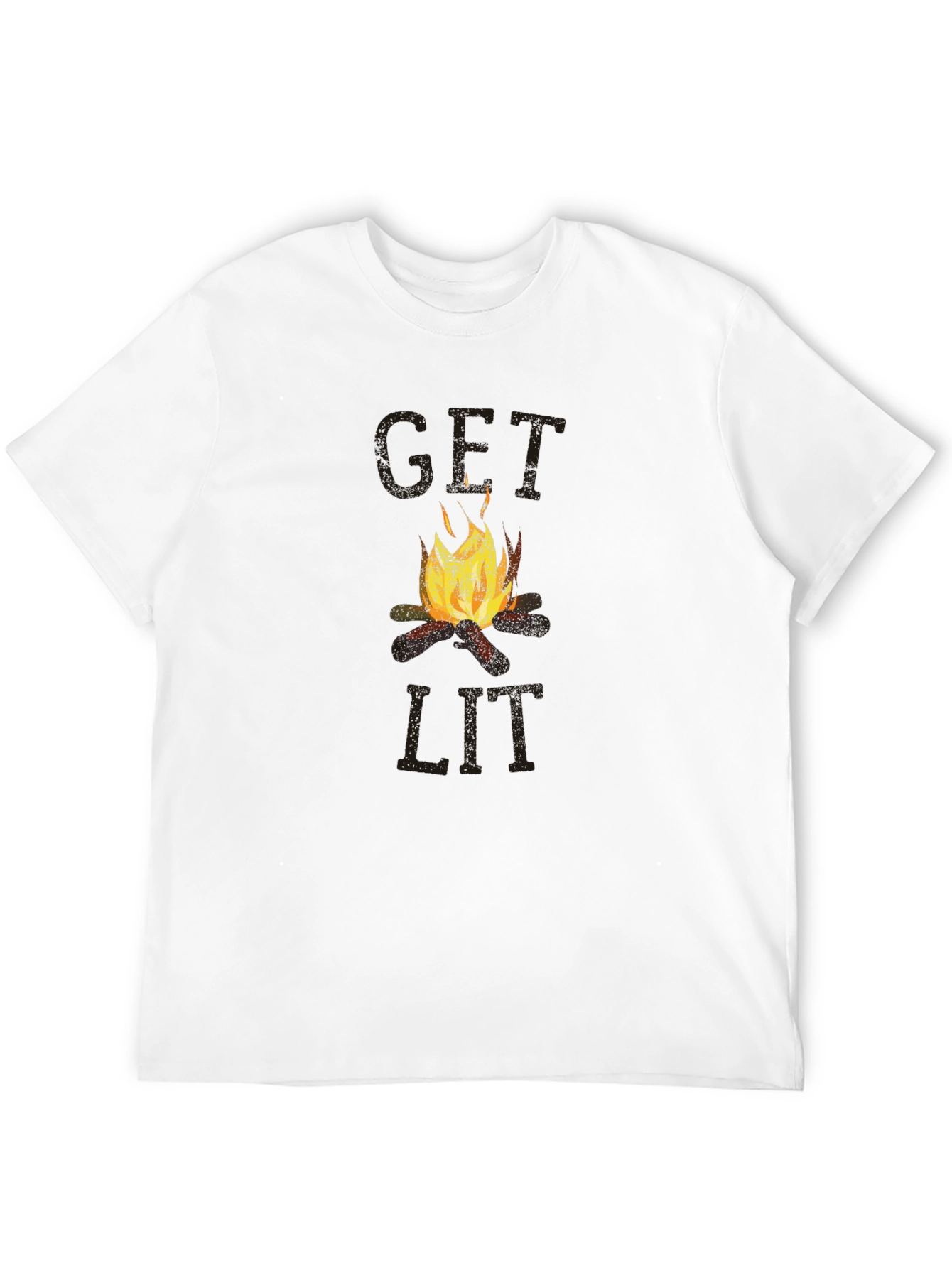 Get Lit Campfire Graphic T-Shirt