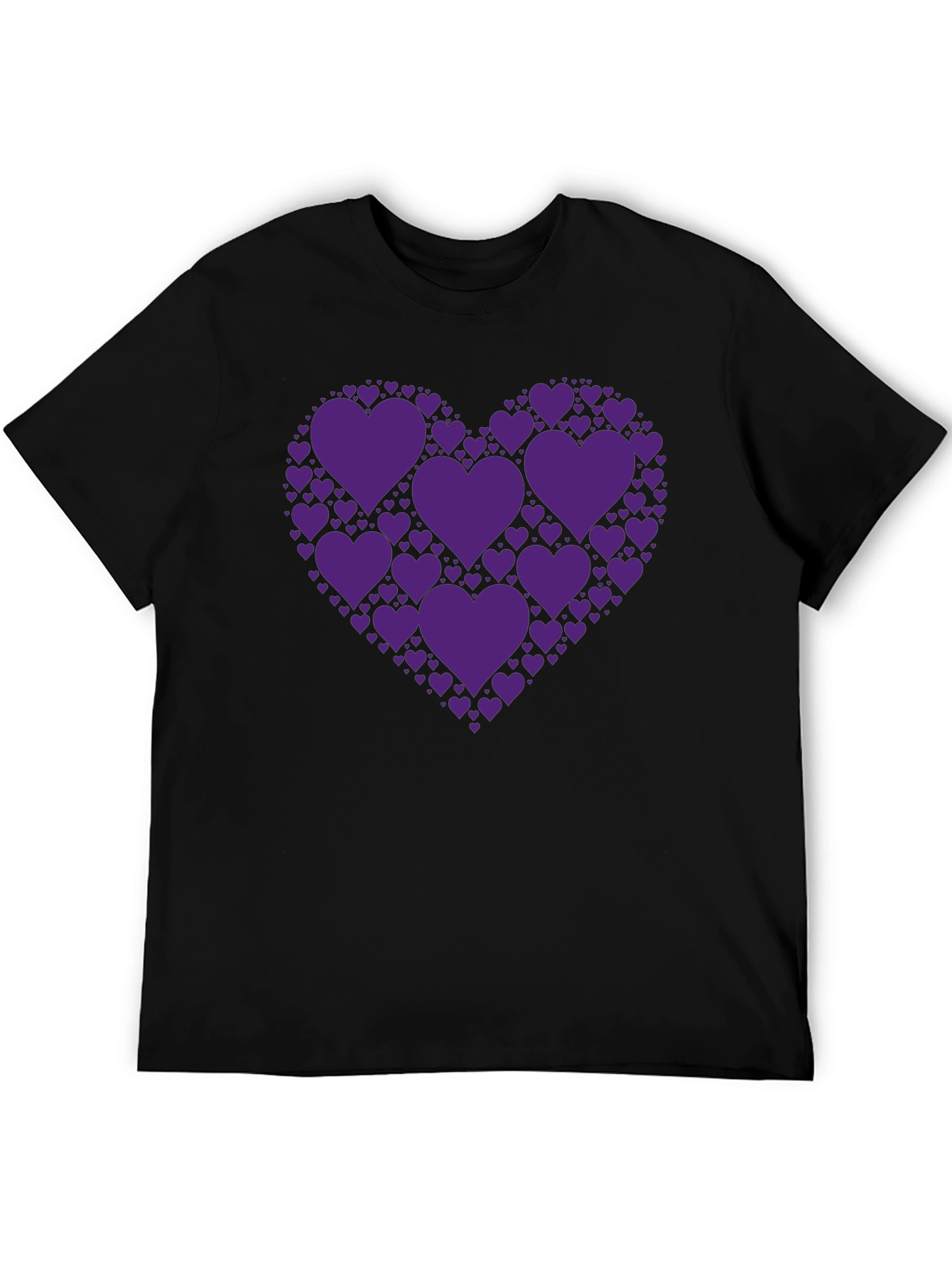 Heart of Hearts Graphic T-Shirt - Black