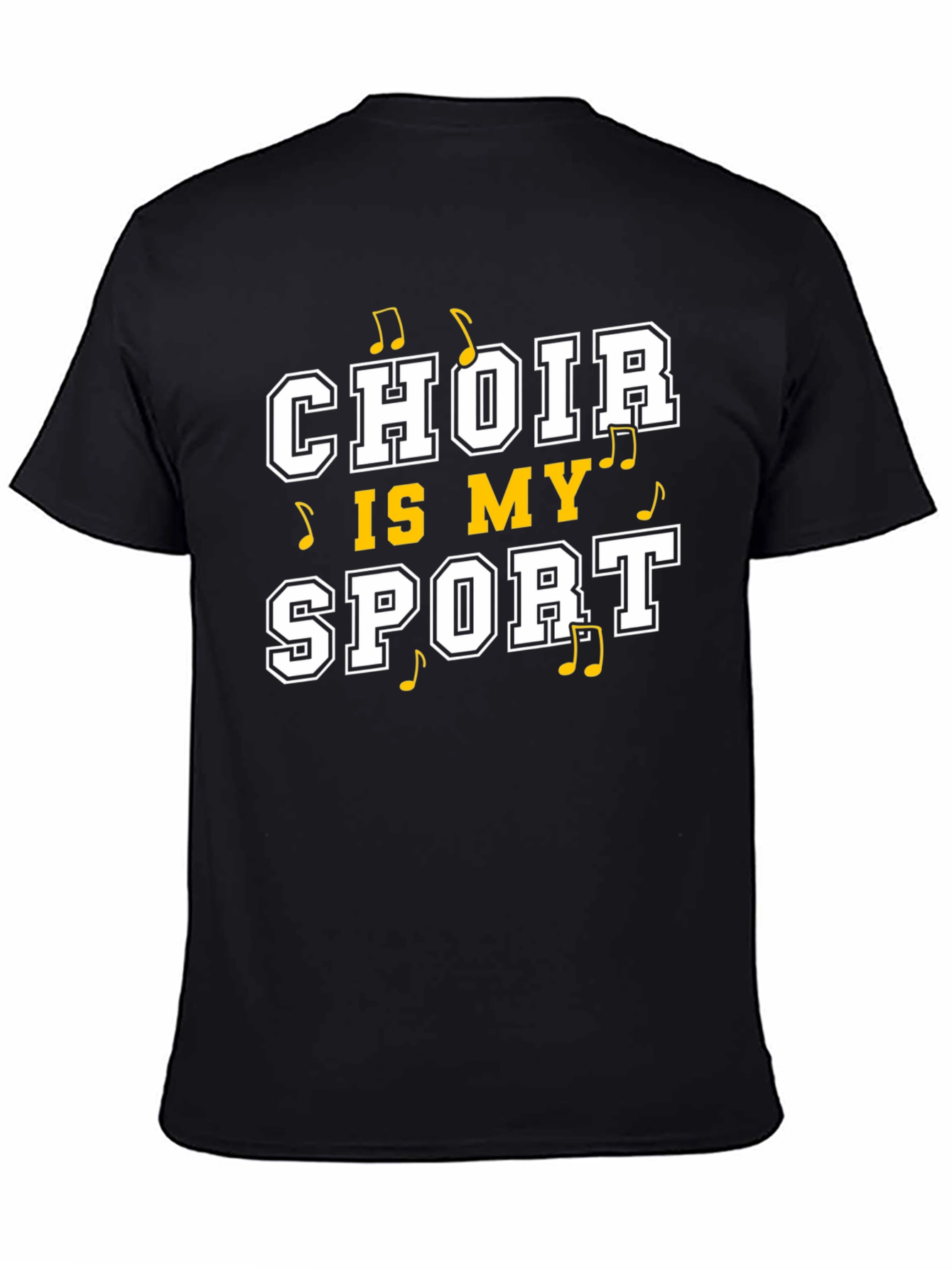 Choir is My Sport Black T-Shirt