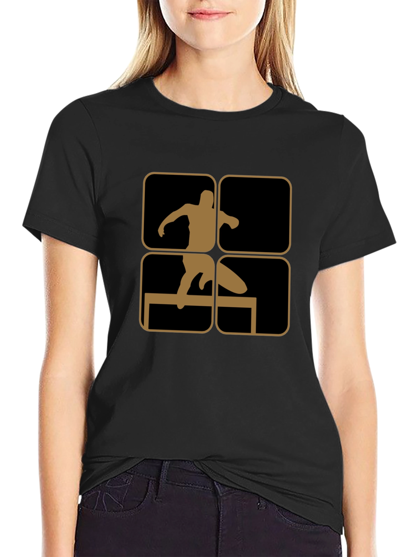 Athlete Silhouette T-Shirt